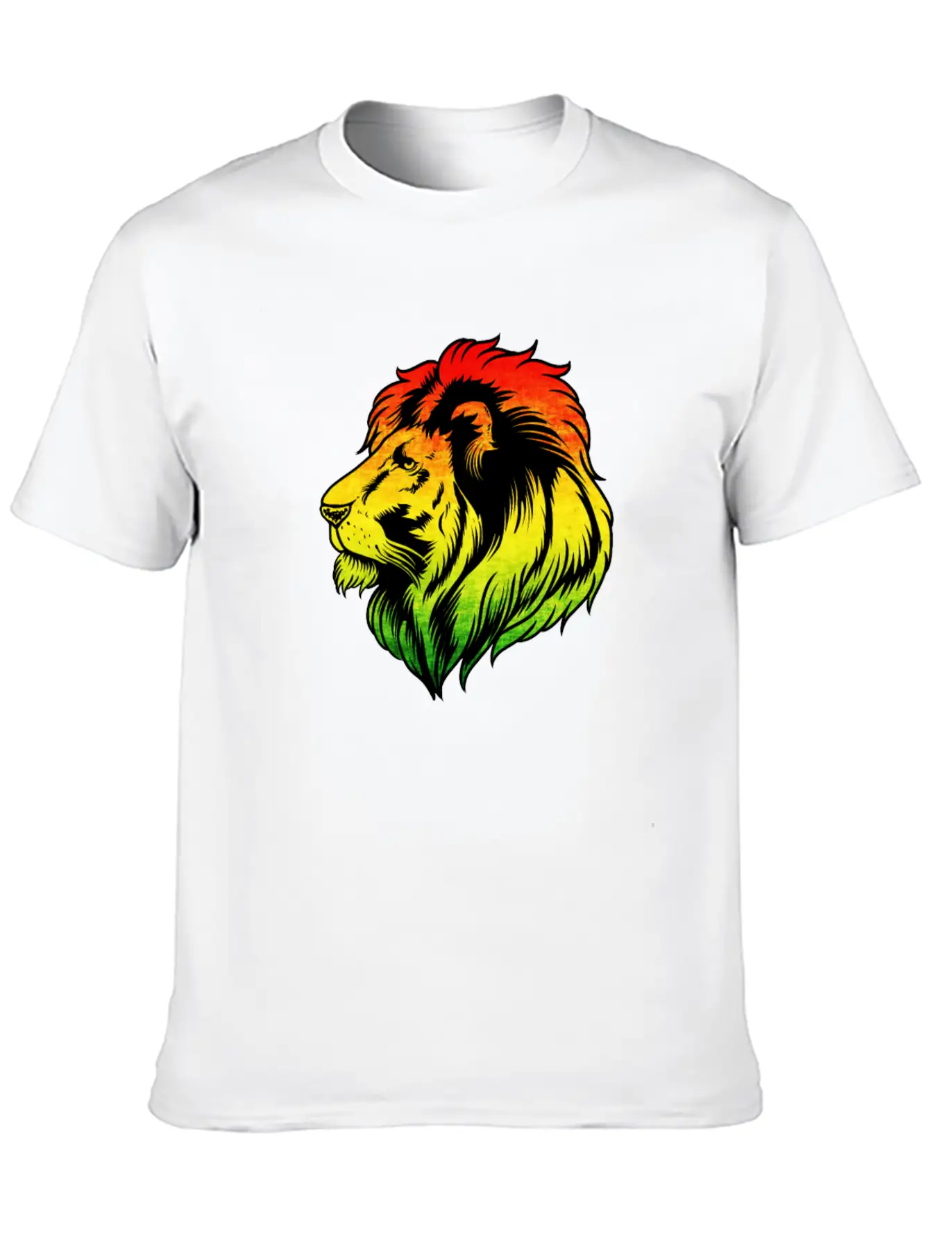 Reggae Music Lion Jamaican Flag Rasta Rastafari Comfortable Minimalist Graphic Tee – Summer Style Essential