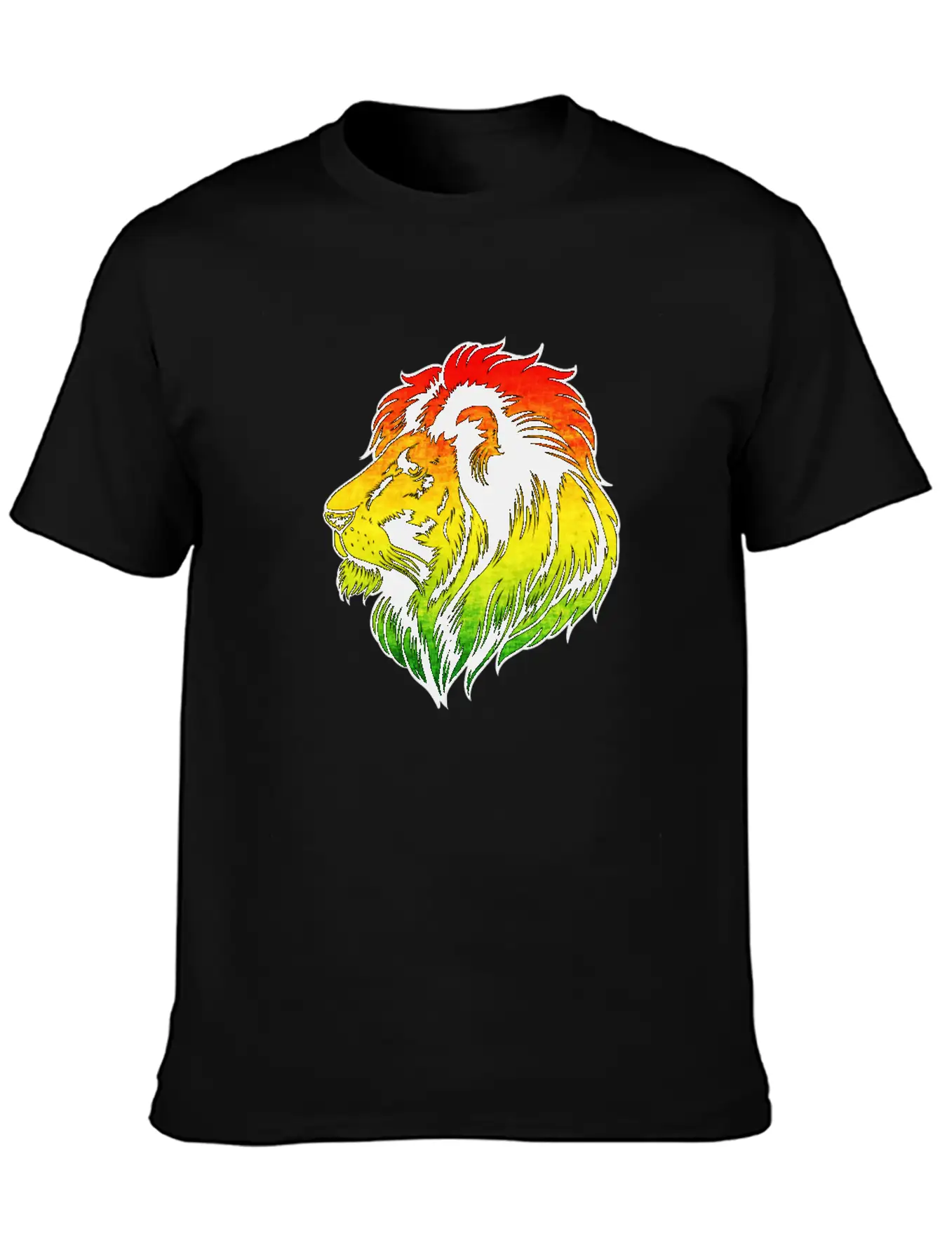 Reggae Music Lion Jamaican Flag Rasta Rastafari Comfortable Minimalist Graphic Tee – Summer Style Essential