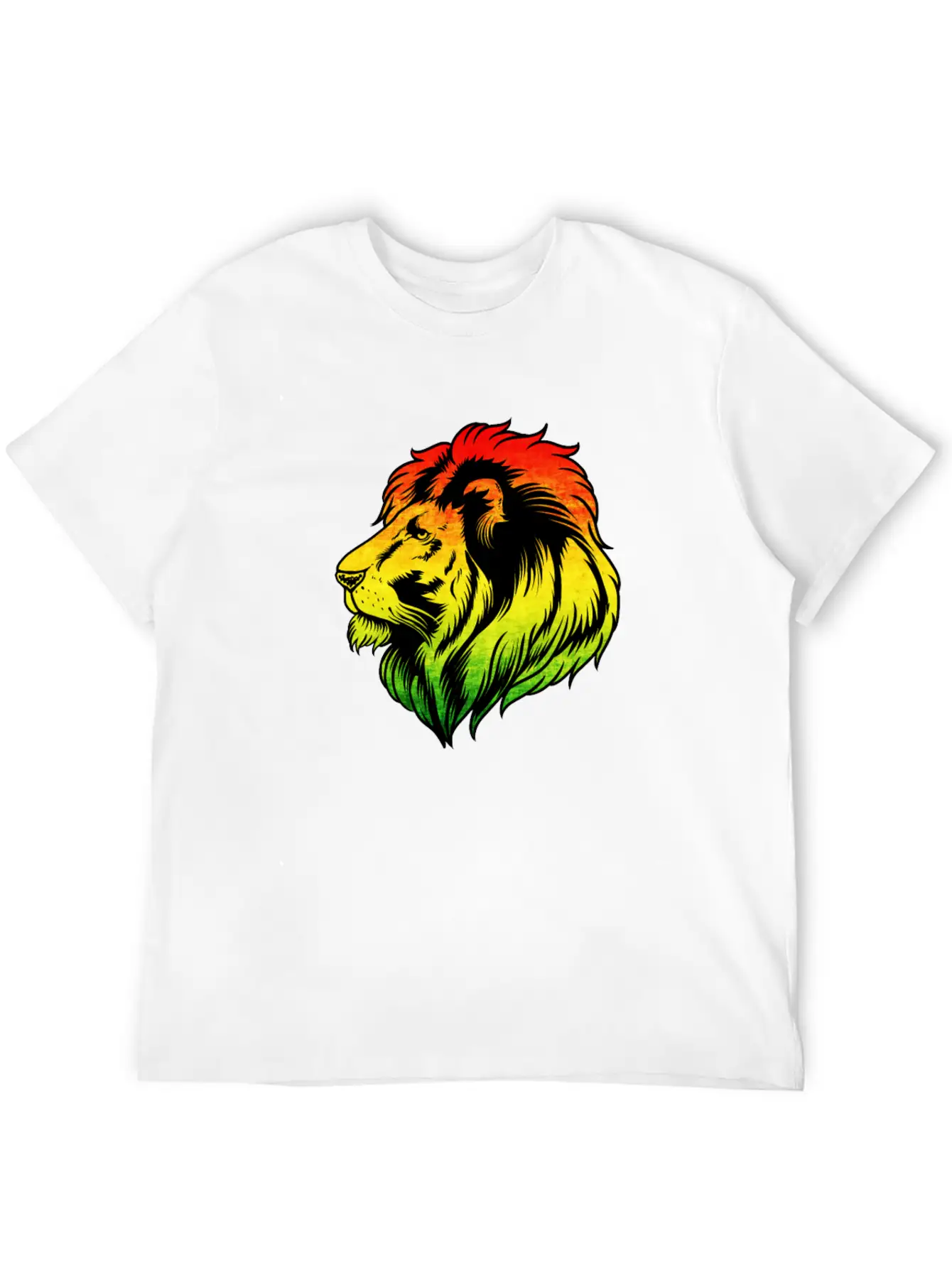 Reggae Music Lion Jamaican Flag Rasta Rastafari Comfortable Minimalist Graphic Tee – Summer Style Essential