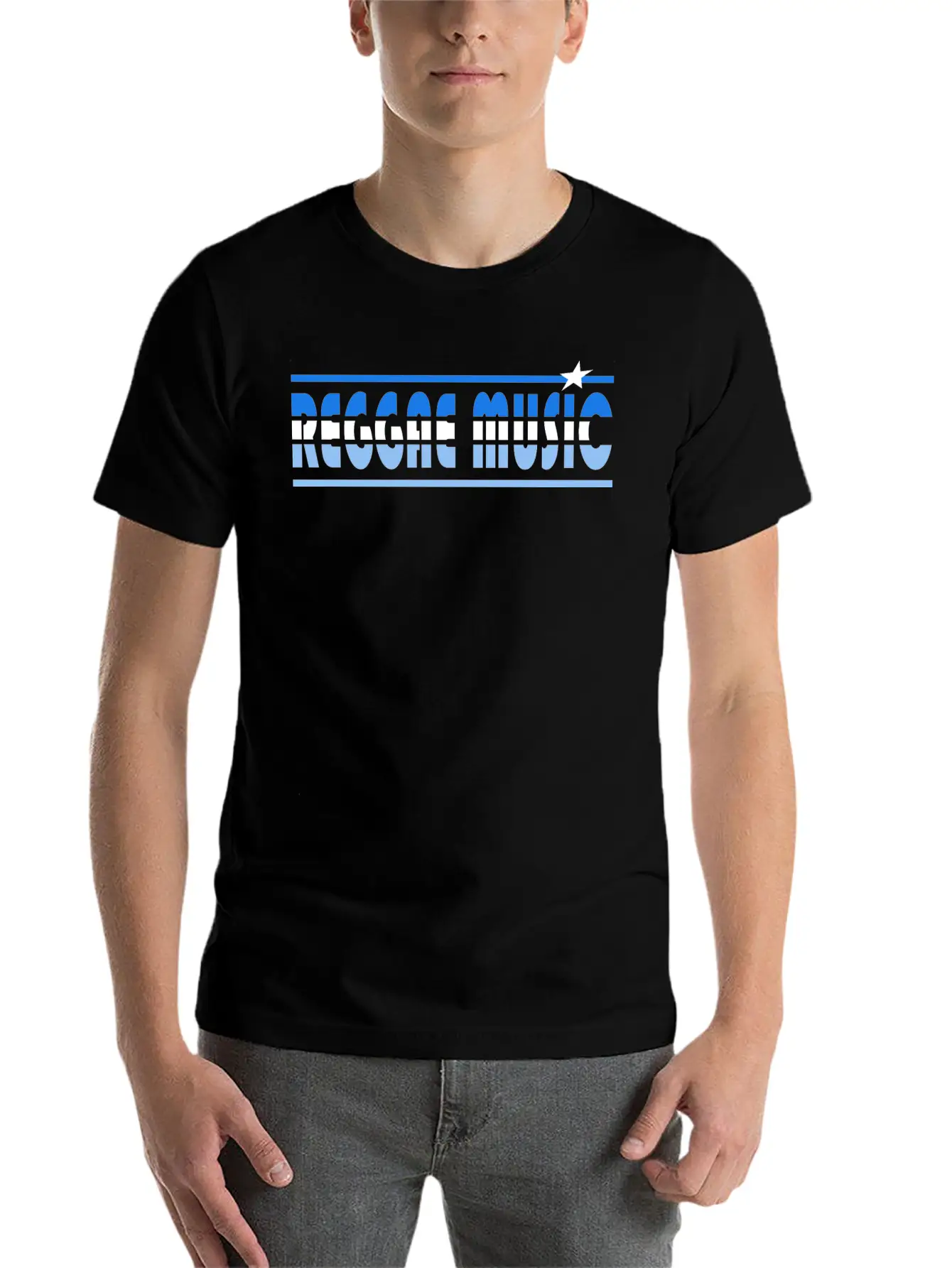 Reggae Music Retro Unisex Short Sleeve Soft Cotton T-Shirt – Casual Everyday Wear