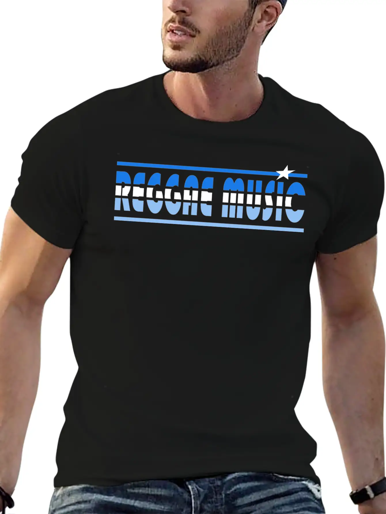 Reggae Music Retro Unisex Short Sleeve Soft Cotton T-Shirt – Casual Everyday Wear
