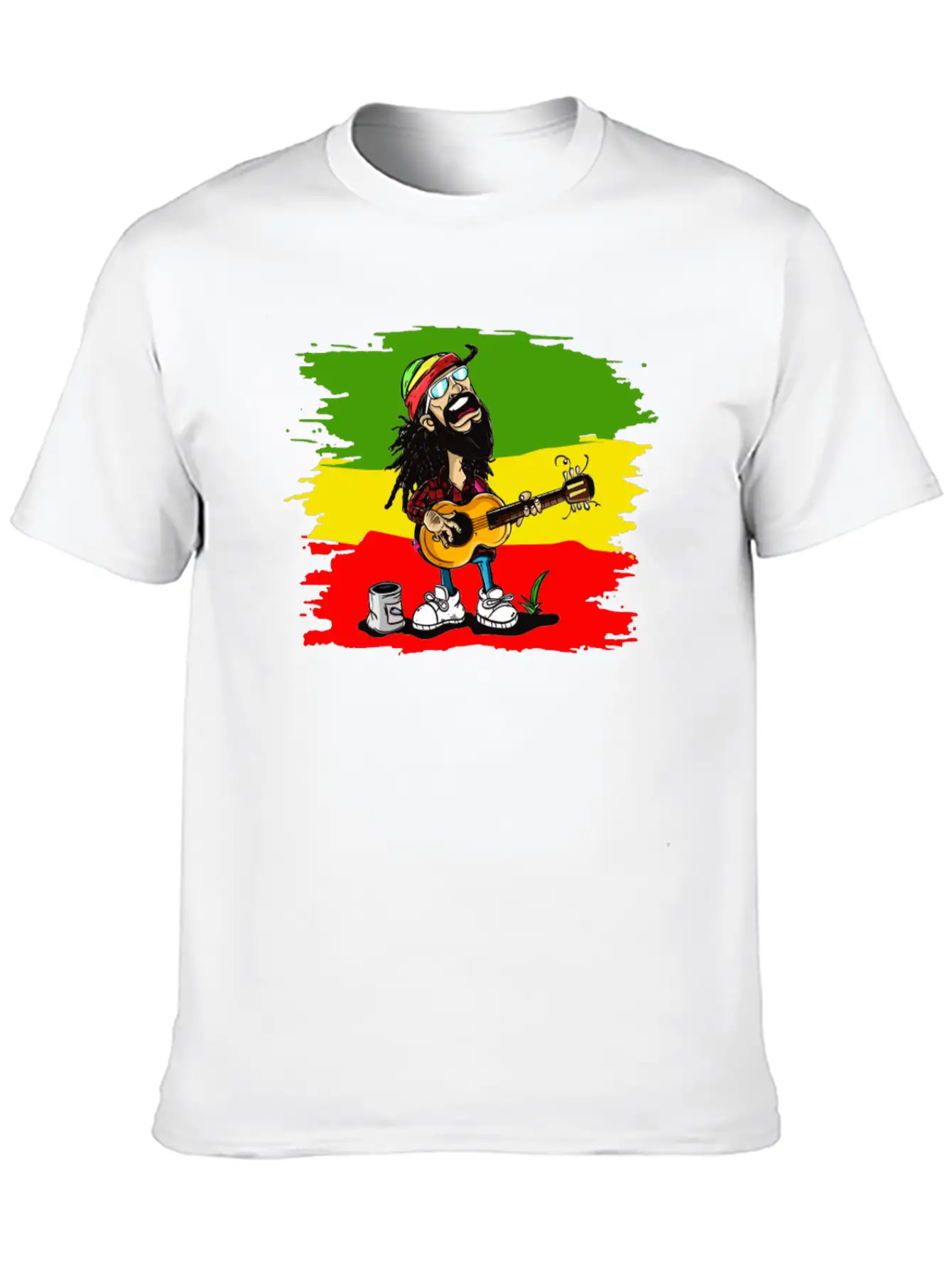 Reggae Rocker Stylish Everyday T-Shirt – Unisex Basic Cotton Tee