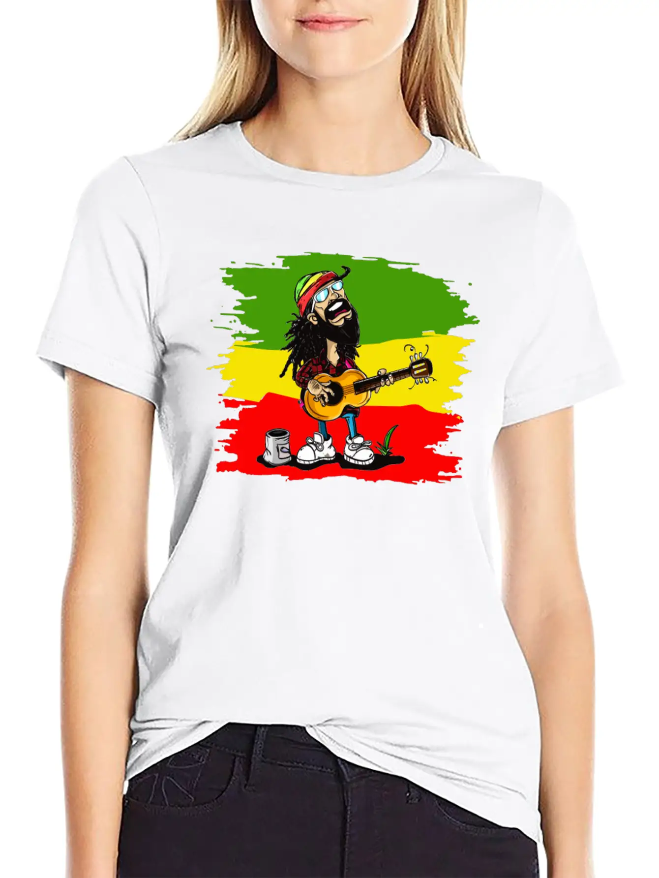 Reggae Rocker Stylish Everyday T-Shirt – Unisex Basic Cotton Tee