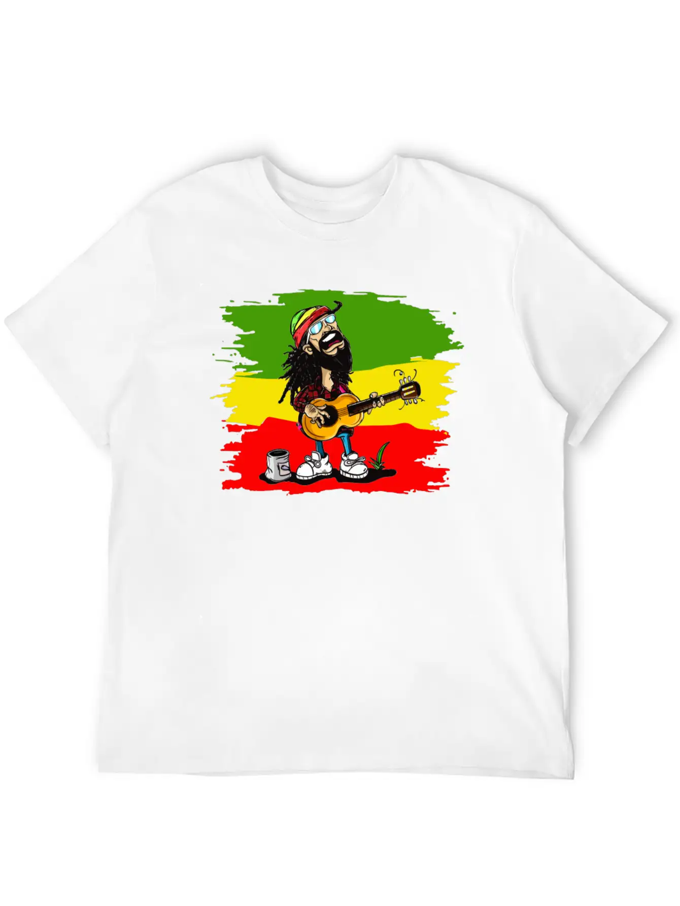 Reggae Rocker Stylish Everyday T-Shirt – Unisex Basic Cotton Tee