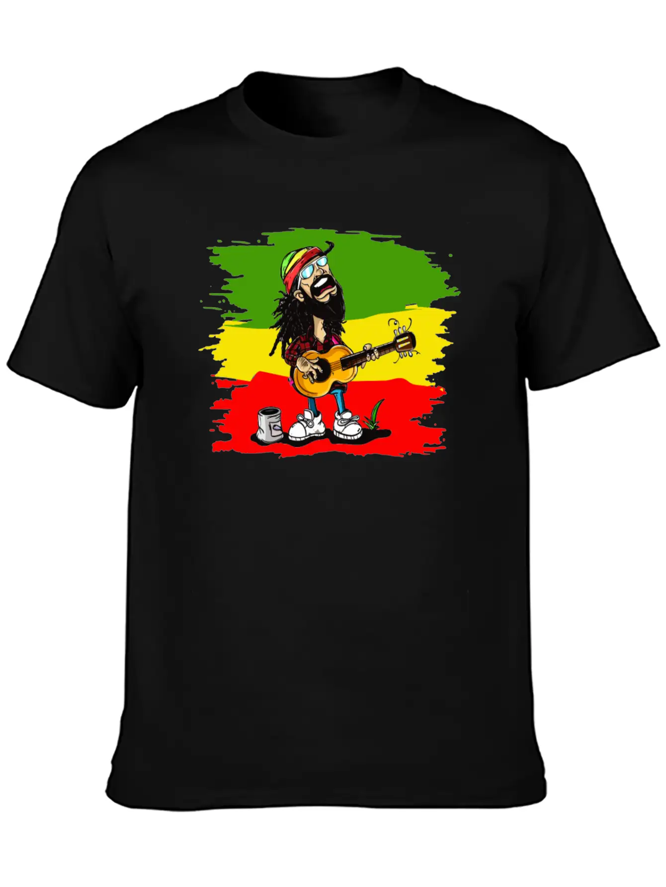 Reggae Rocker Stylish Everyday T-Shirt – Unisex Basic Cotton Tee