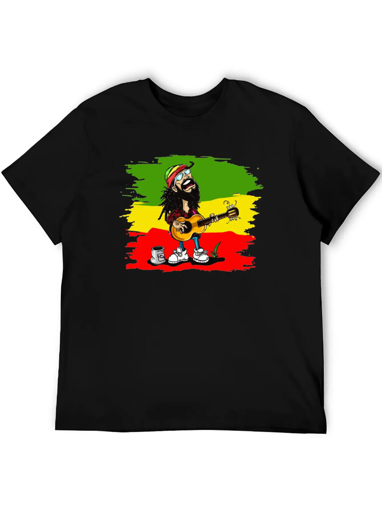 Reggae Rocker Stylish Everyday T-Shirt – Unisex Basic Cotton Tee