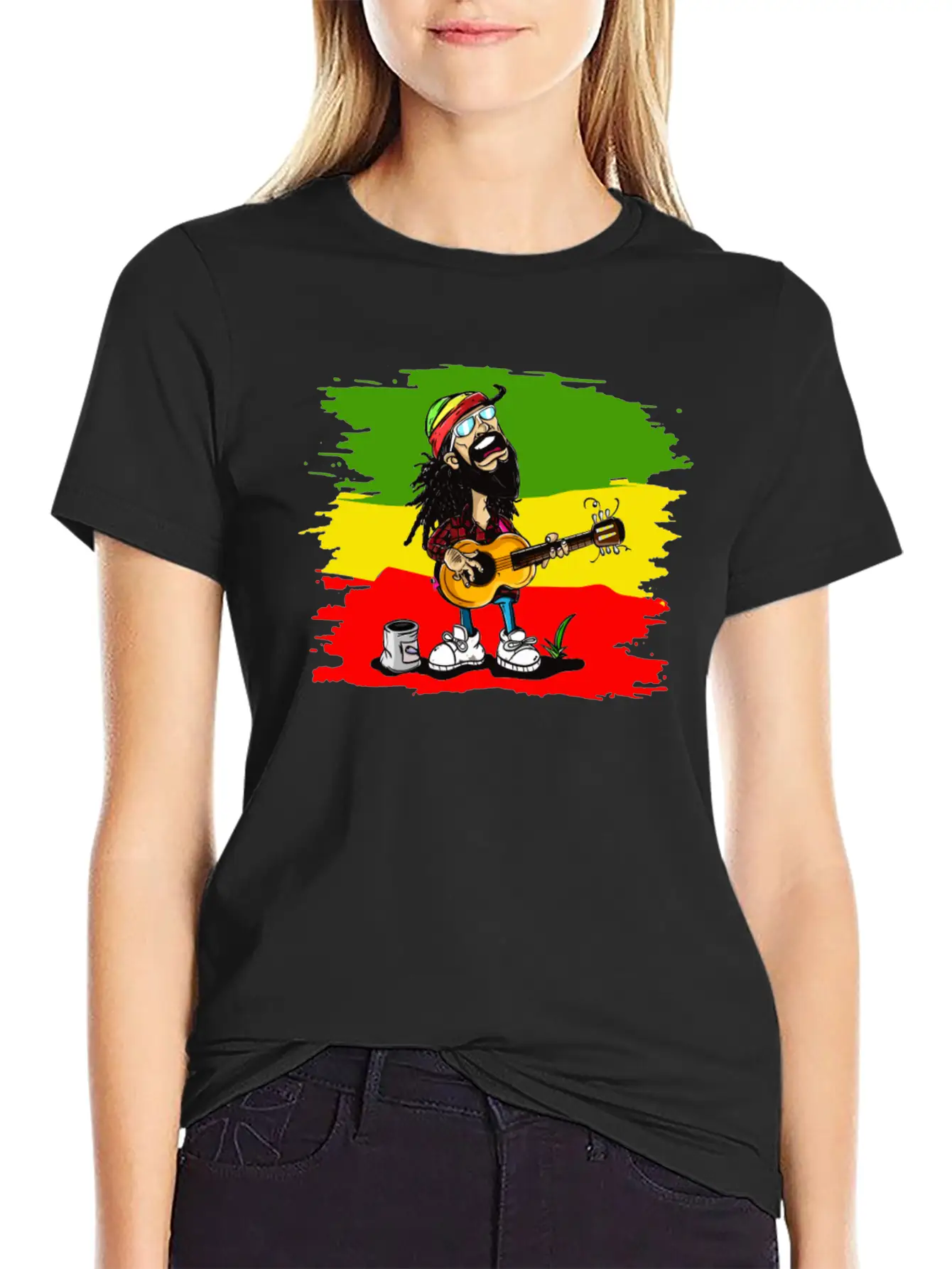 Reggae Rocker Stylish Everyday T-Shirt – Unisex Basic Cotton Tee