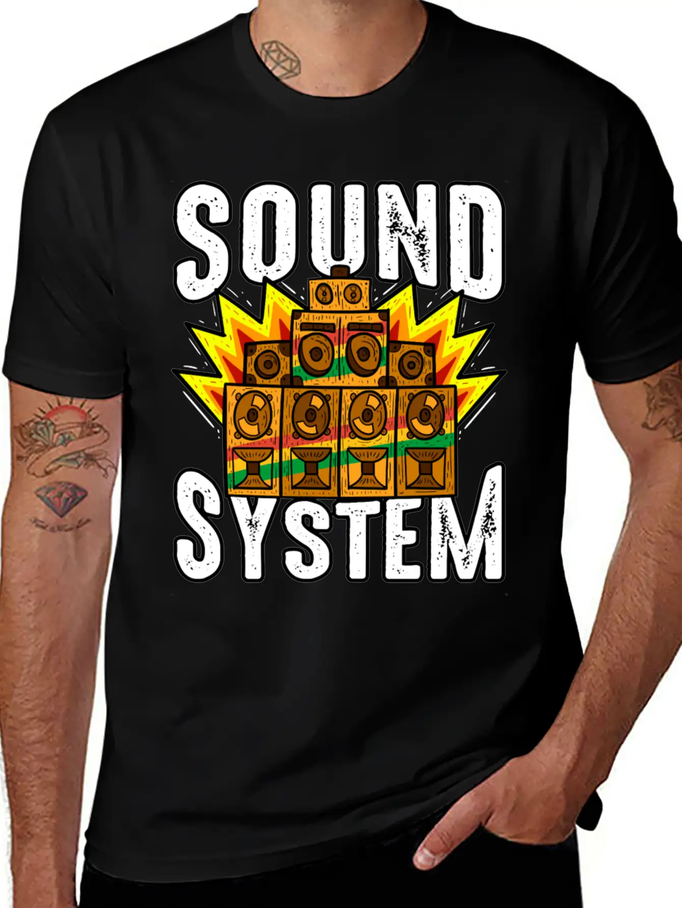 Reggae Soundsystem Dub Timeless Short Sleeve Tee – Comfy And Minimalist Design