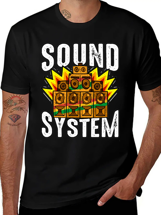 Reggae Soundsystem Dub Timeless Short Sleeve Tee – Comfy And Minimalist Design