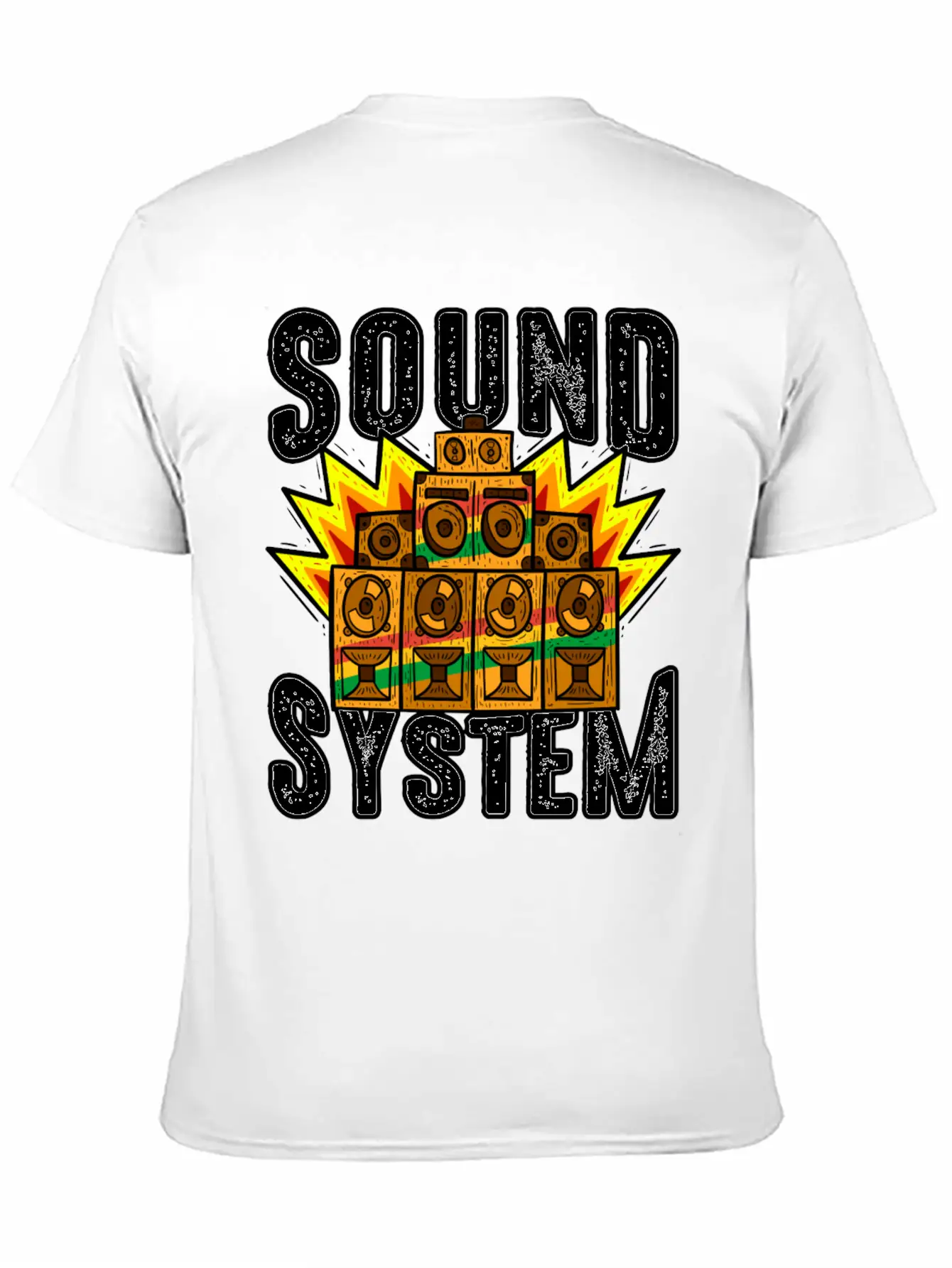 Reggae Soundsystem Dub Timeless Short Sleeve Tee – Comfy And Minimalist Design