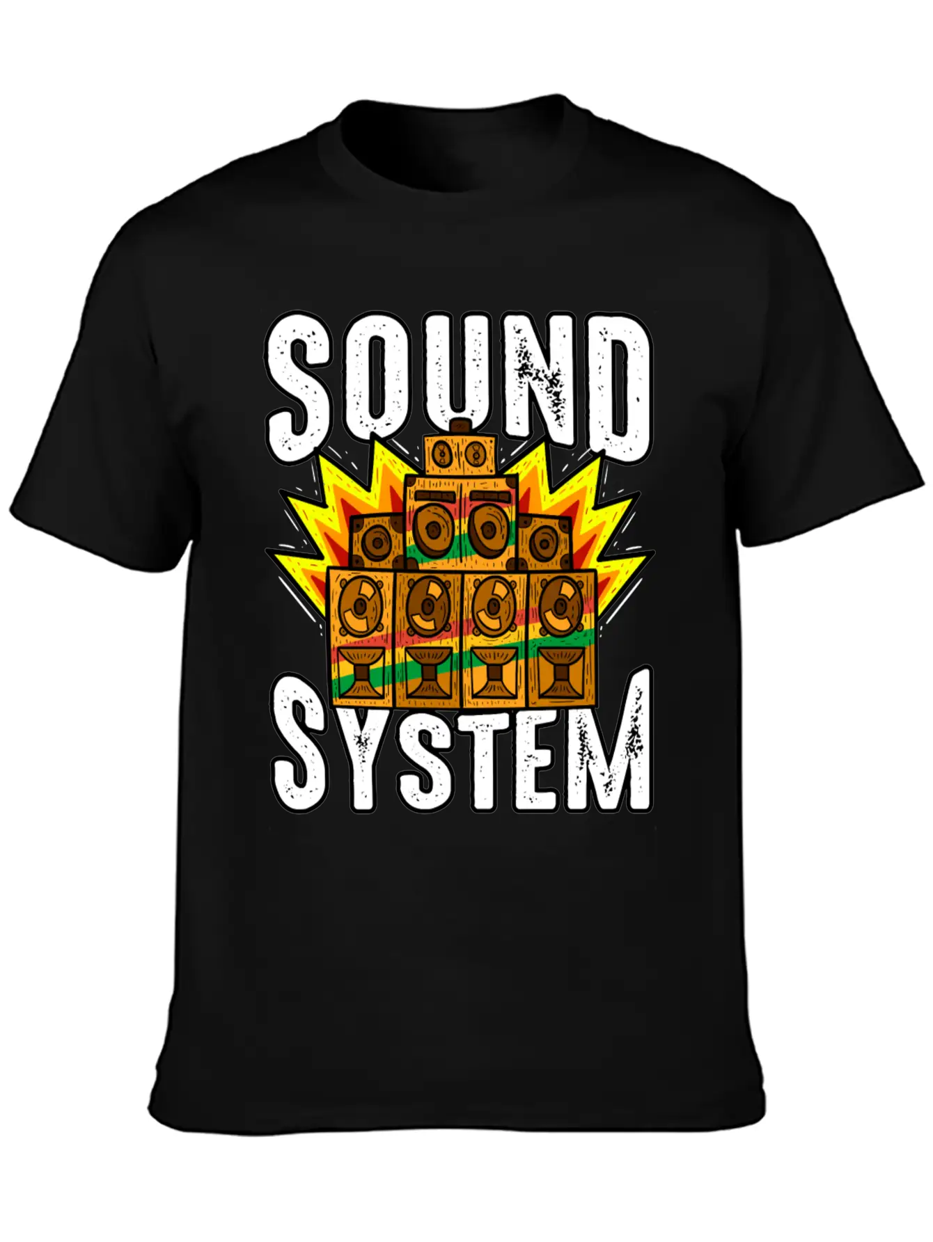 Reggae Soundsystem Dub Timeless Short Sleeve Tee – Comfy And Minimalist Design