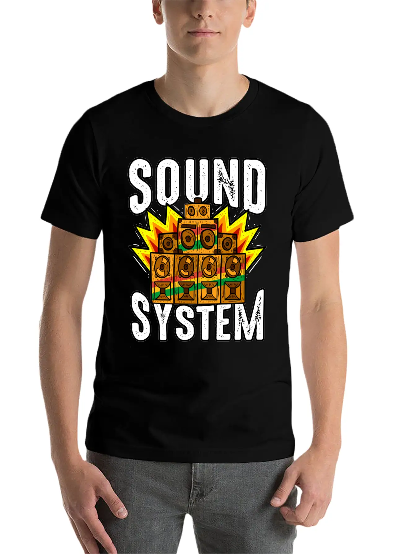 Reggae Soundsystem Dub Timeless Short Sleeve Tee – Comfy And Minimalist Design