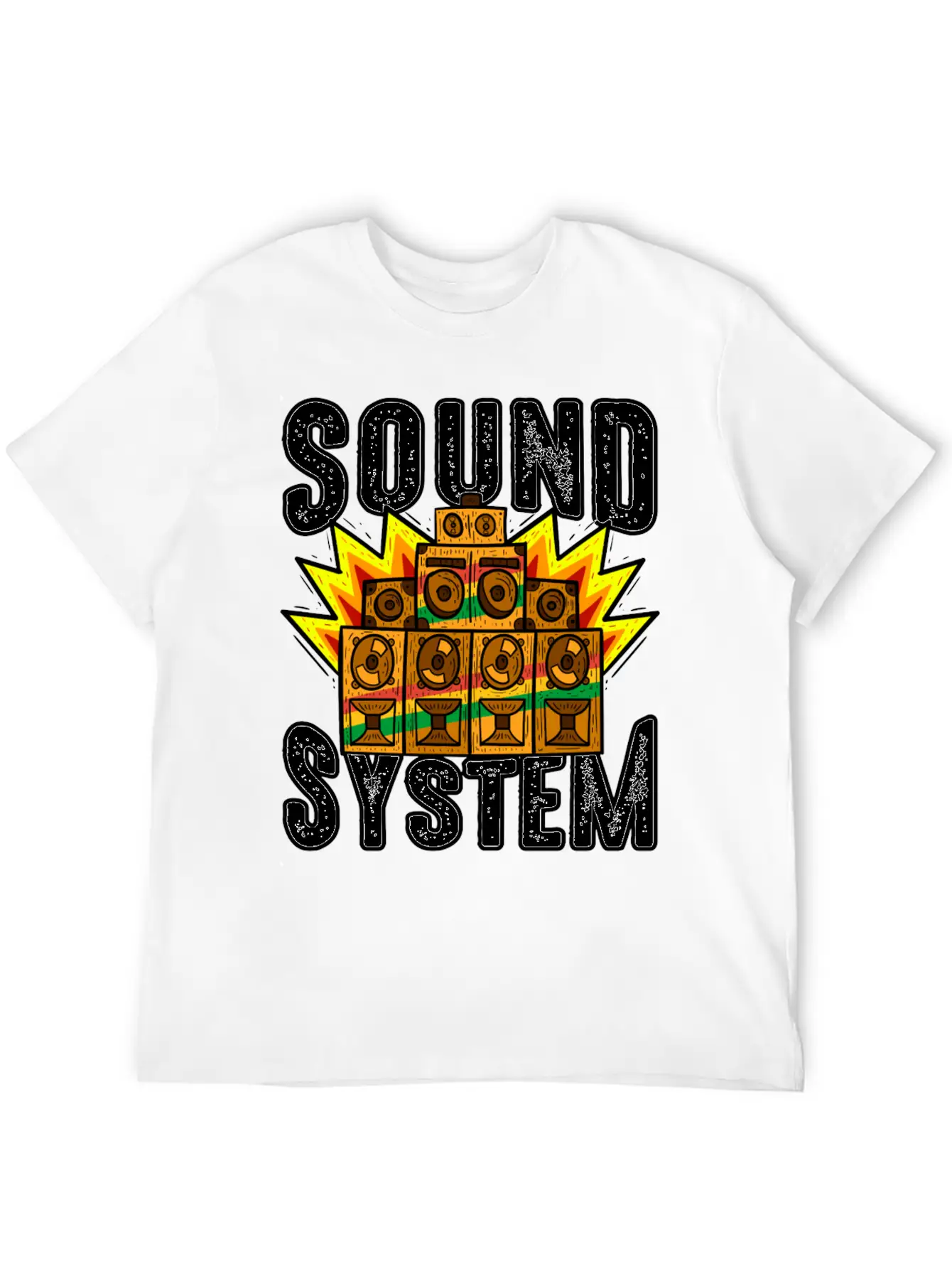 Reggae Soundsystem Dub Timeless Short Sleeve Tee – Comfy And Minimalist Design