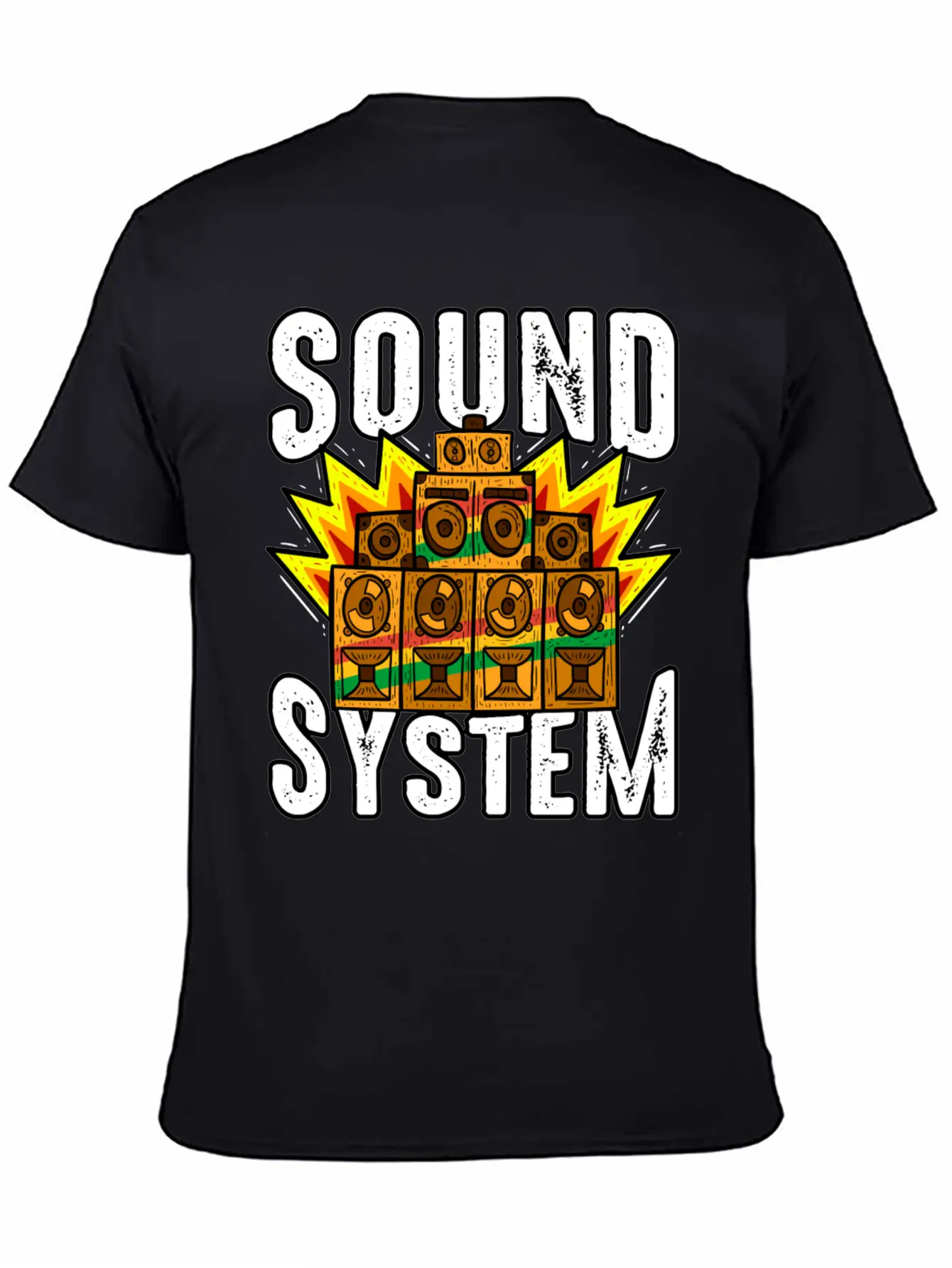 Reggae Soundsystem Dub Timeless Short Sleeve Tee – Comfy And Minimalist Design