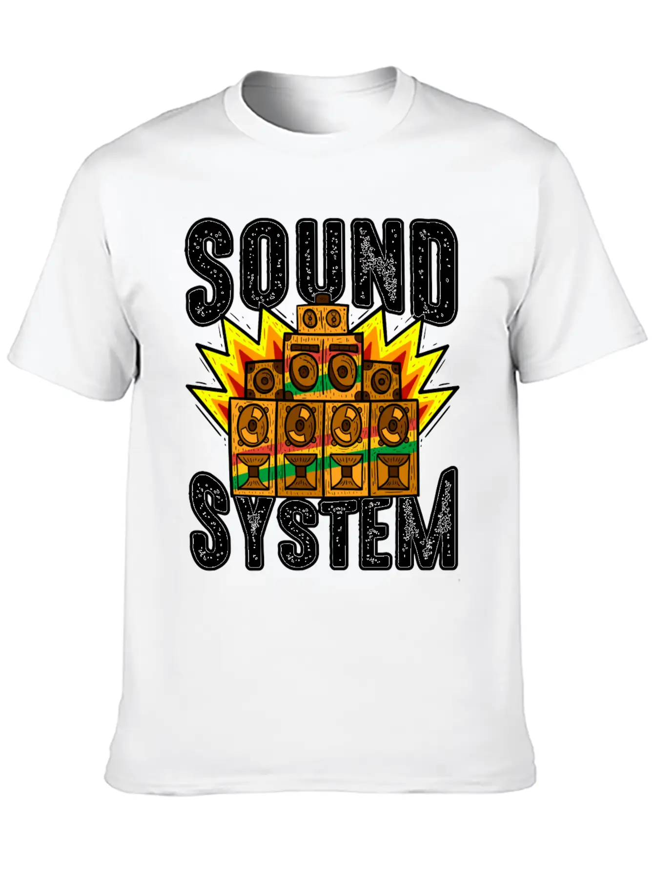 Reggae Soundsystem Dub Timeless Short Sleeve Tee – Comfy And Minimalist Design
