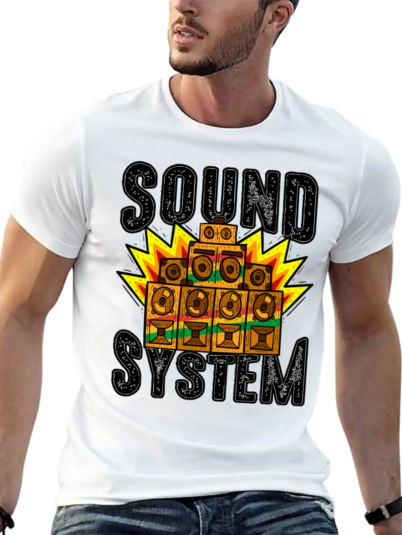 Reggae Soundsystem Dub Timeless Short Sleeve Tee – Comfy And Minimalist Design