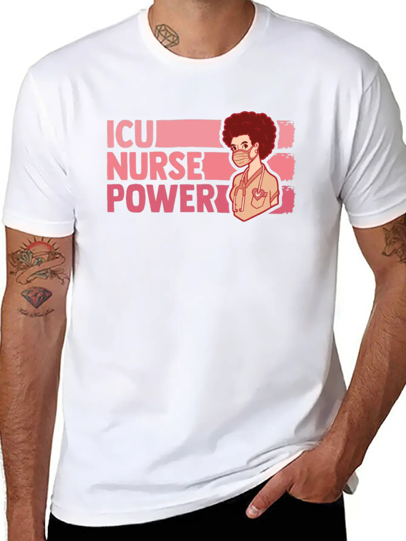 Registered Hospital Nurse Unisex Short Sleeve Soft Cotton T-Shirt – Casual Everyday Wear