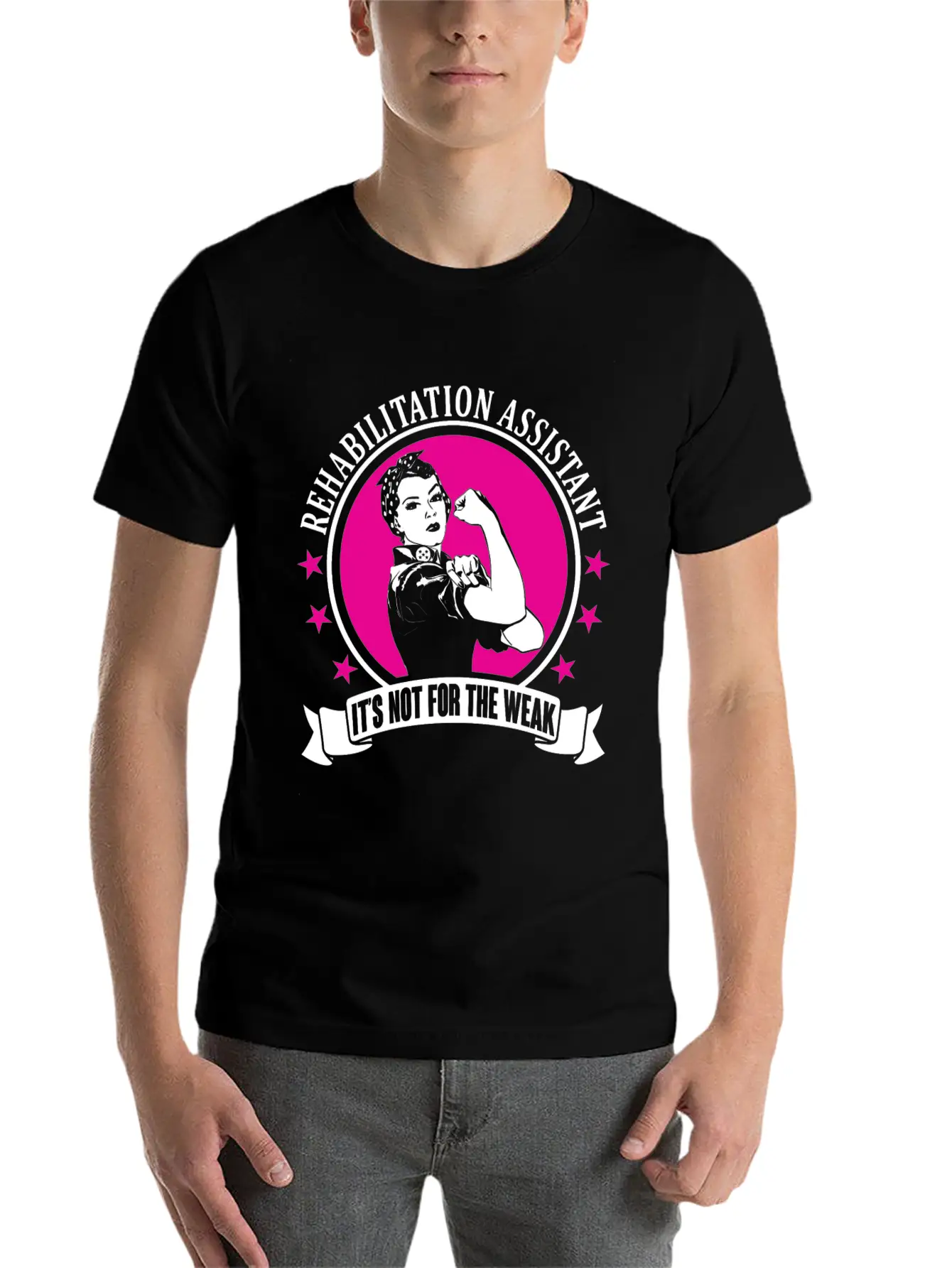 Rehabilitation Assistant Stylish Everyday T-Shirt – Unisex Basic Cotton Tee