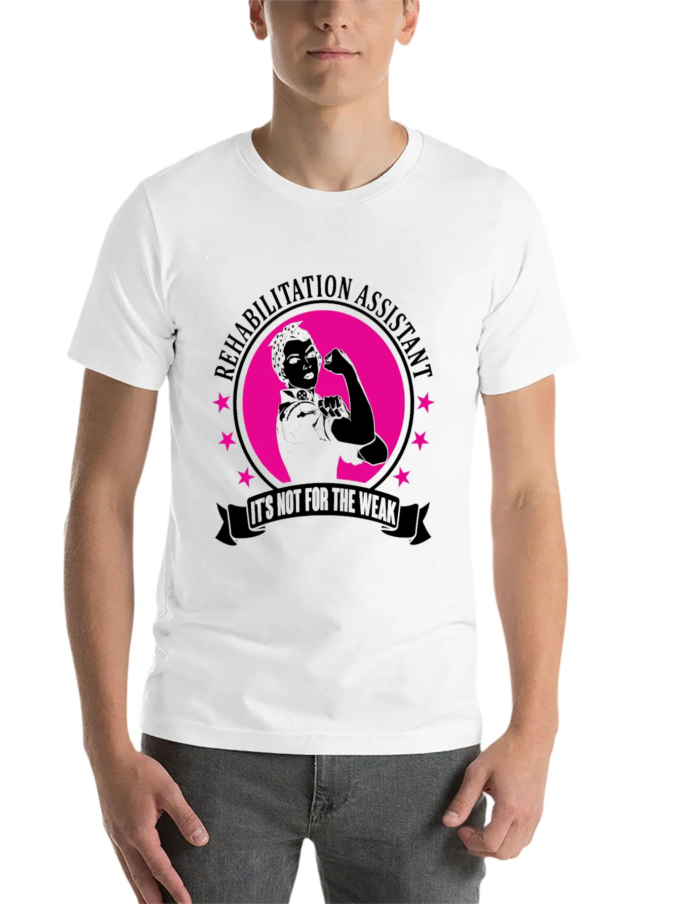 Rehabilitation Assistant Stylish Everyday T-Shirt – Unisex Basic Cotton Tee