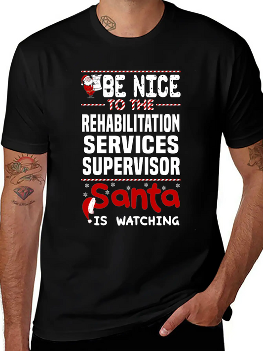 Rehabilitation Services Supervisor Unisex Short Sleeve Soft Cotton T-Shirt – Casual Everyday Wear