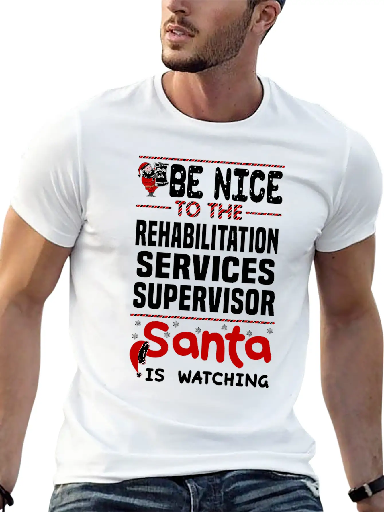 Rehabilitation Services Supervisor Unisex Short Sleeve Soft Cotton T-Shirt – Casual Everyday Wear