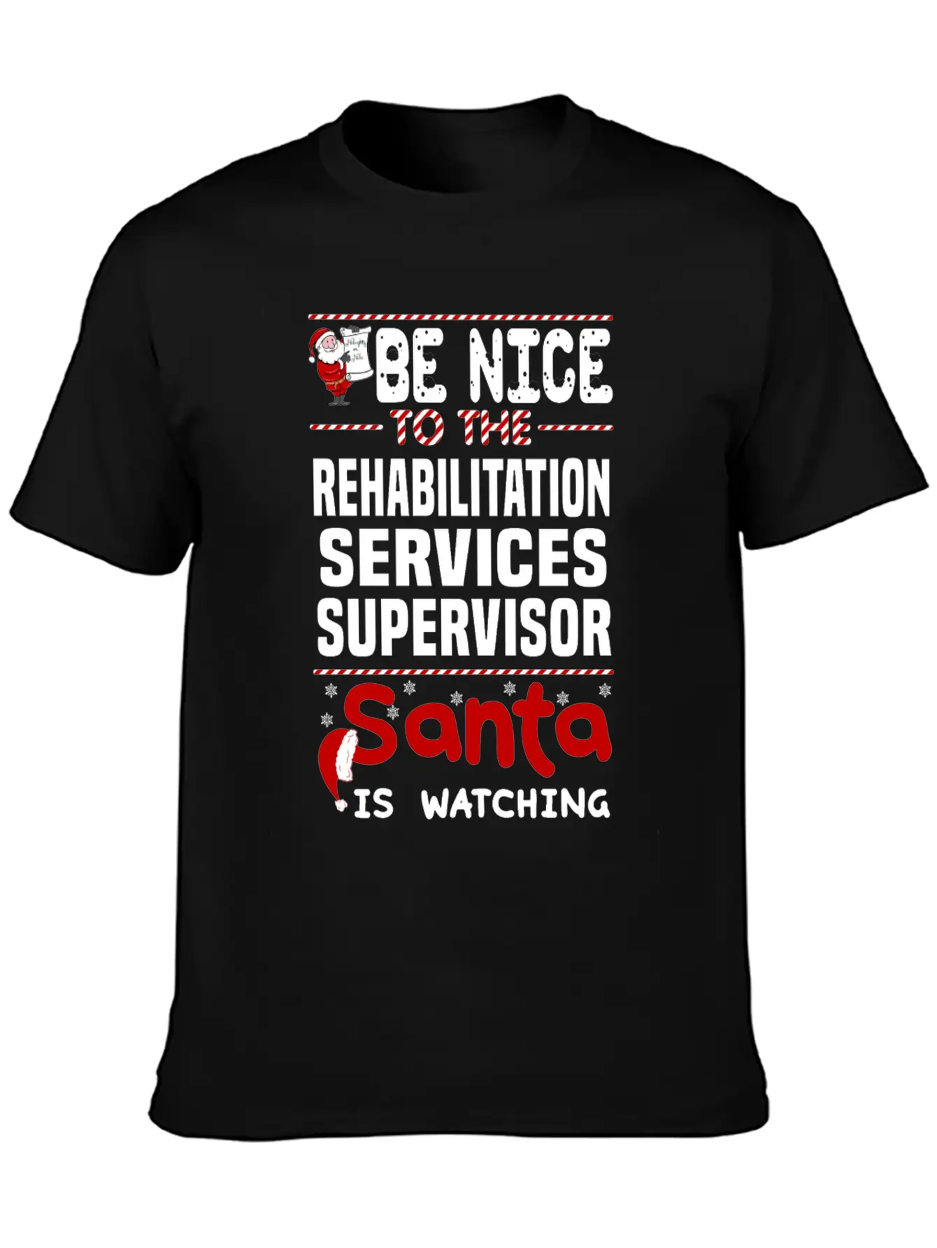 Rehabilitation Services Supervisor Unisex Short Sleeve Soft Cotton T-Shirt – Casual Everyday Wear