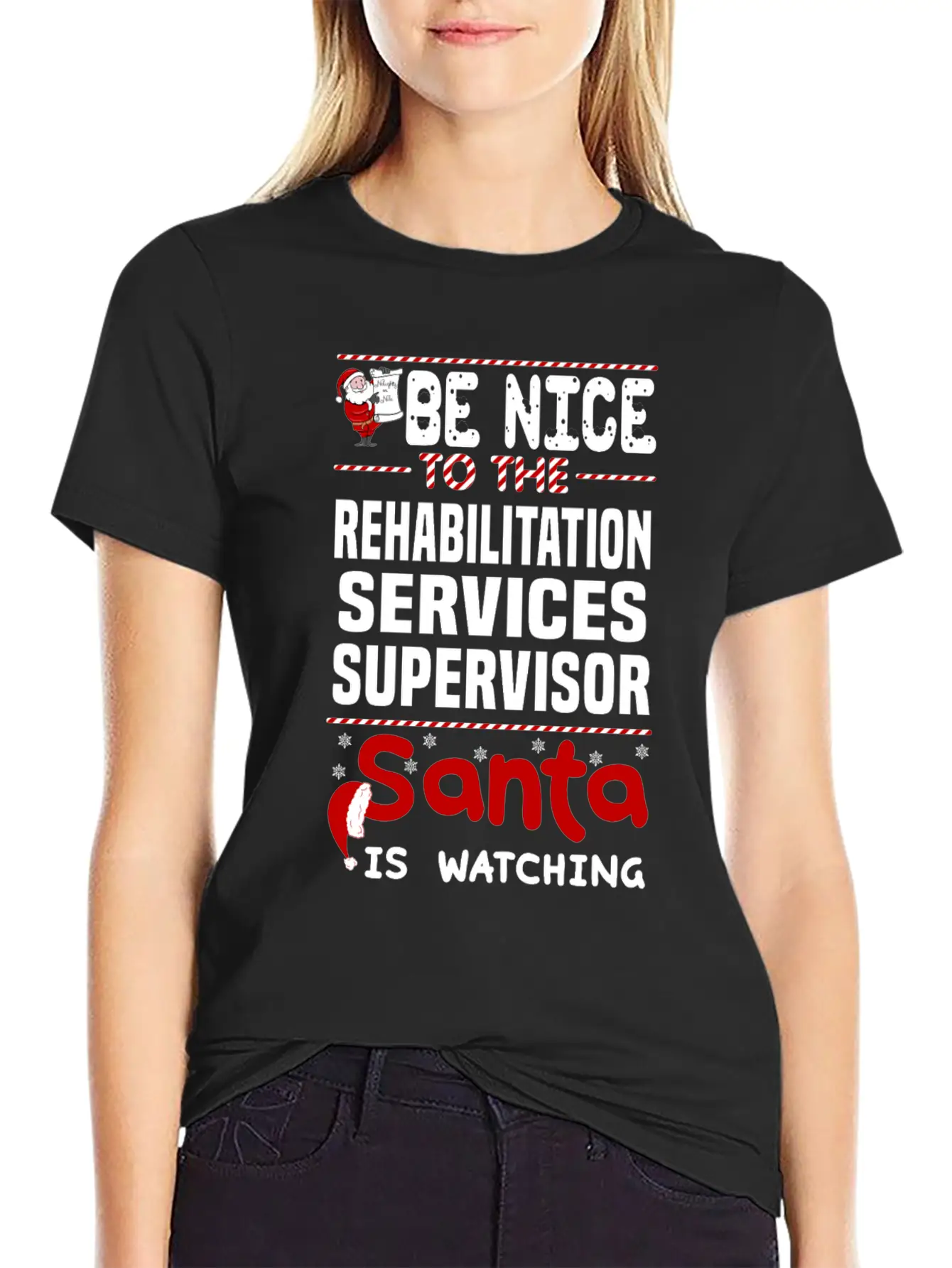 Rehabilitation Services Supervisor Unisex Short Sleeve Soft Cotton T-Shirt – Casual Everyday Wear