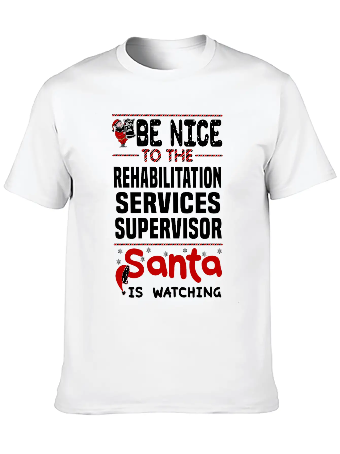 Rehabilitation Services Supervisor Unisex Short Sleeve Soft Cotton T-Shirt – Casual Everyday Wear