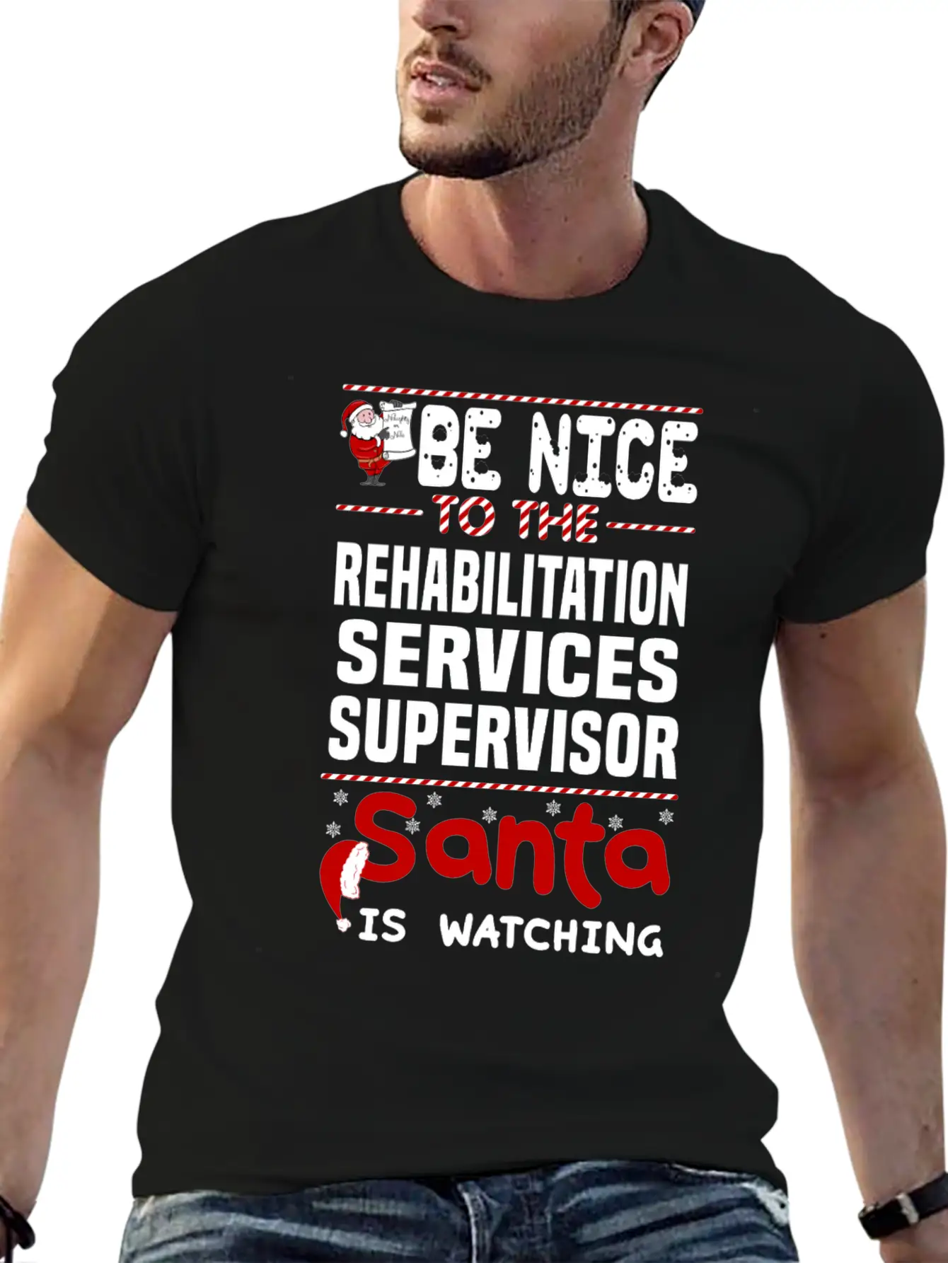 Rehabilitation Services Supervisor Unisex Short Sleeve Soft Cotton T-Shirt – Casual Everyday Wear