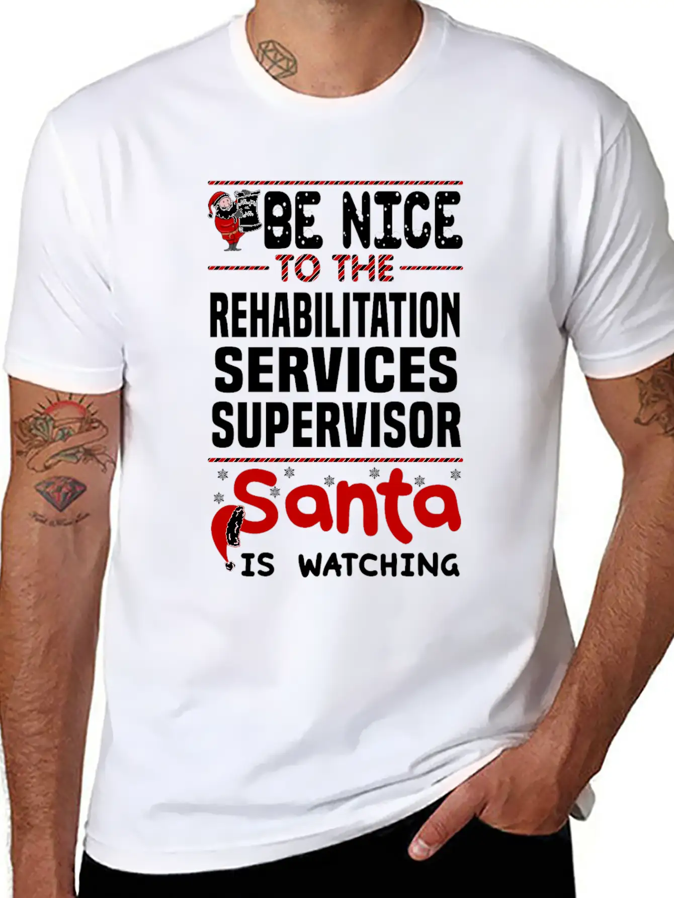 Rehabilitation Services Supervisor Unisex Short Sleeve Soft Cotton T-Shirt – Casual Everyday Wear