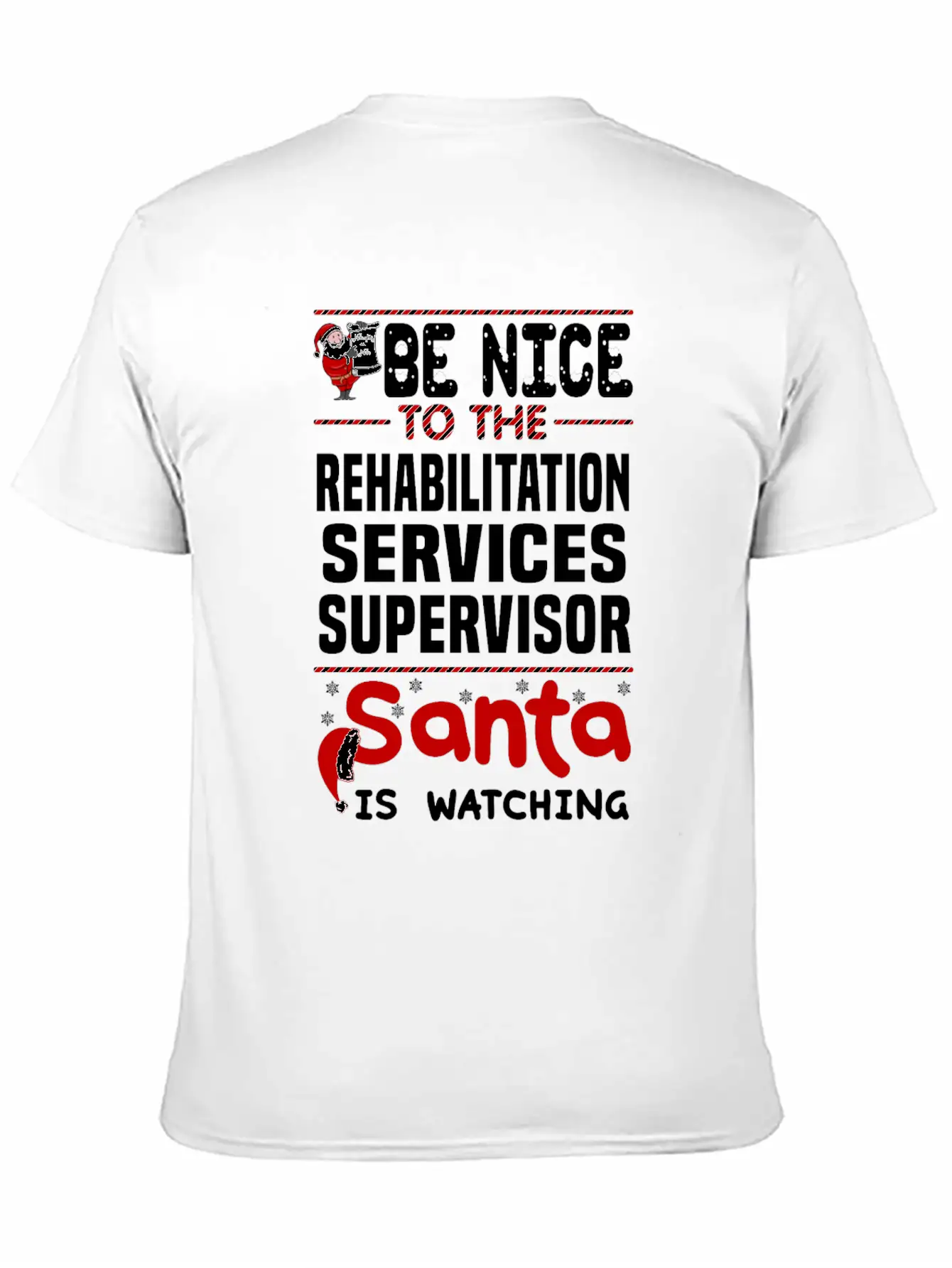 Rehabilitation Services Supervisor Unisex Short Sleeve Soft Cotton T-Shirt – Casual Everyday Wear