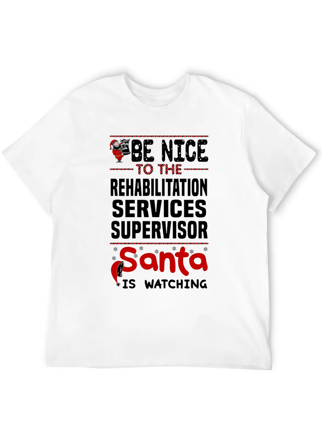 Rehabilitation Services Supervisor Unisex Short Sleeve Soft Cotton T-Shirt – Casual Everyday Wear