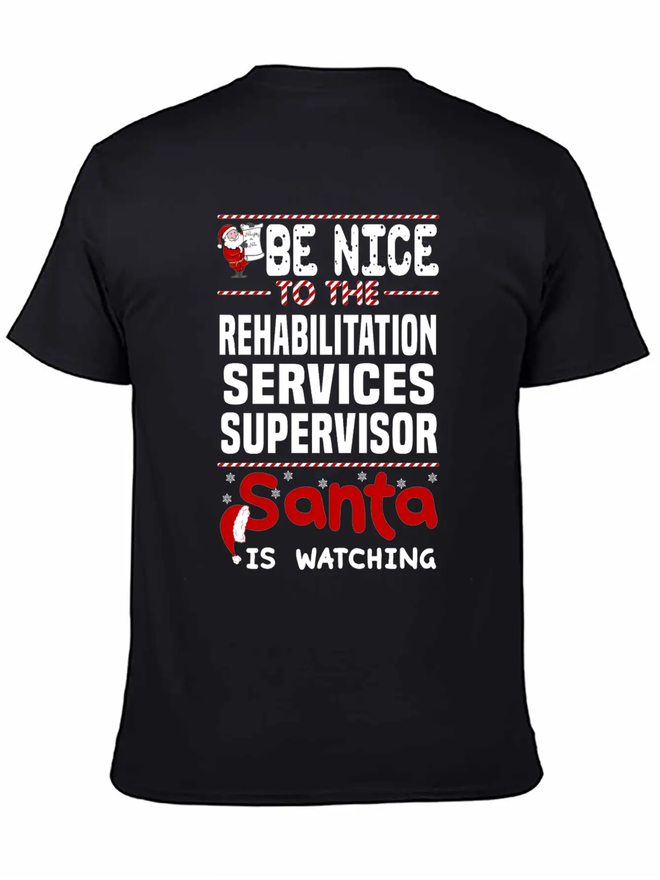 Rehabilitation Services Supervisor Unisex Short Sleeve Soft Cotton T-Shirt – Casual Everyday Wear
