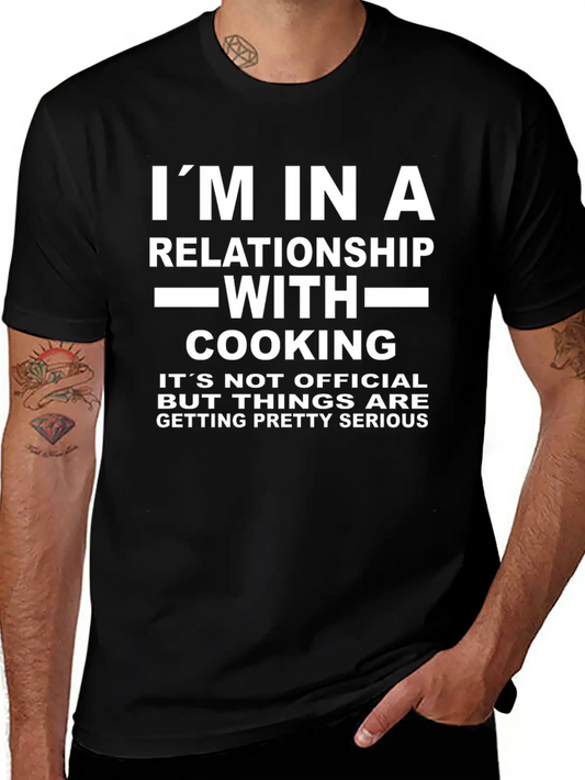 Relationship With COOKING Comfortable Minimalist Graphic Tee – Summer Style Essential