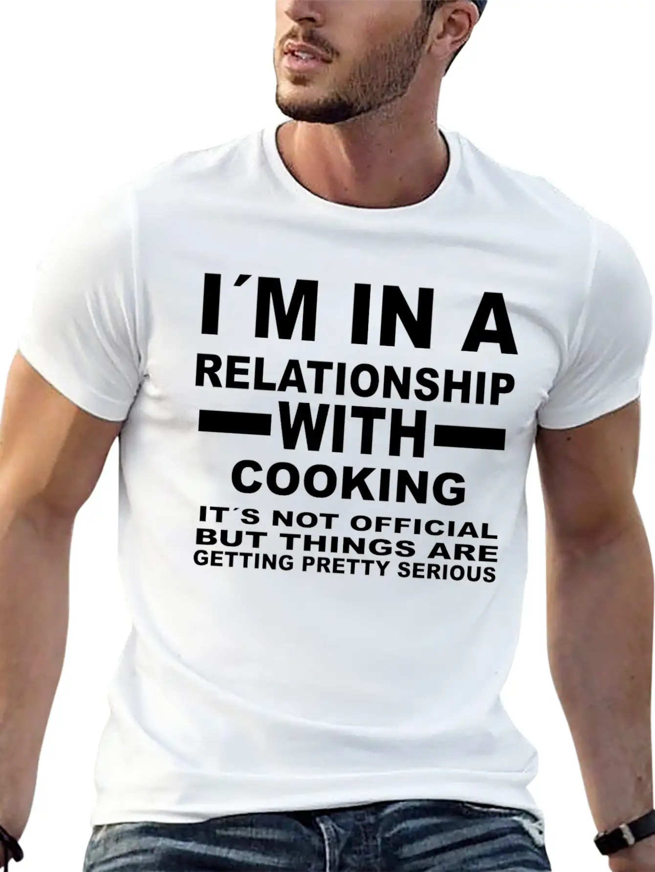 Relationship With COOKING Comfortable Minimalist Graphic Tee – Summer Style Essential