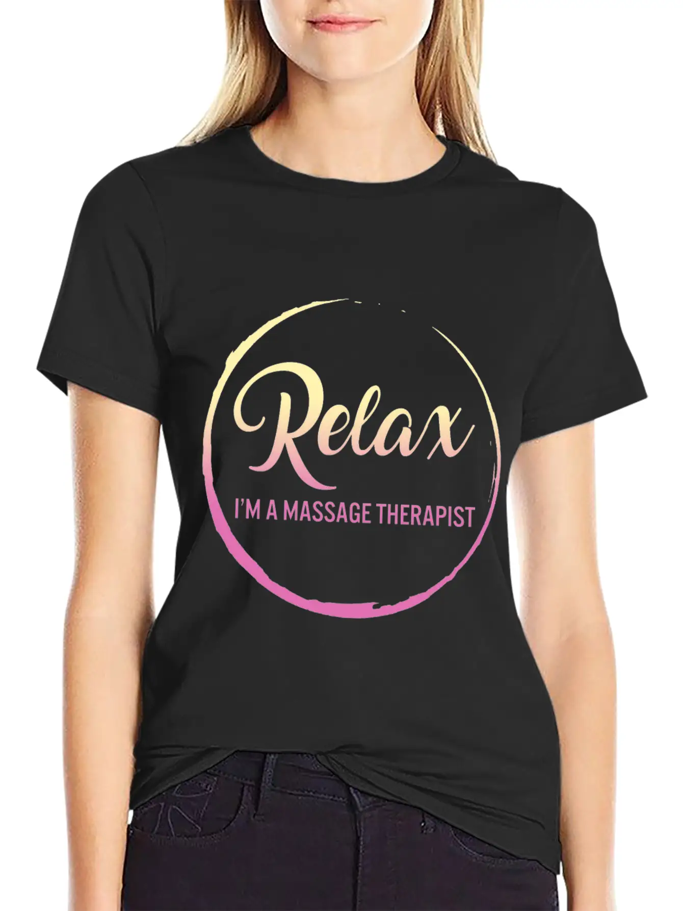 Relax I'm A Massage Therapist Shirt, Physical Stylish Everyday T-Shirt – Unisex Basic Cotton Tee