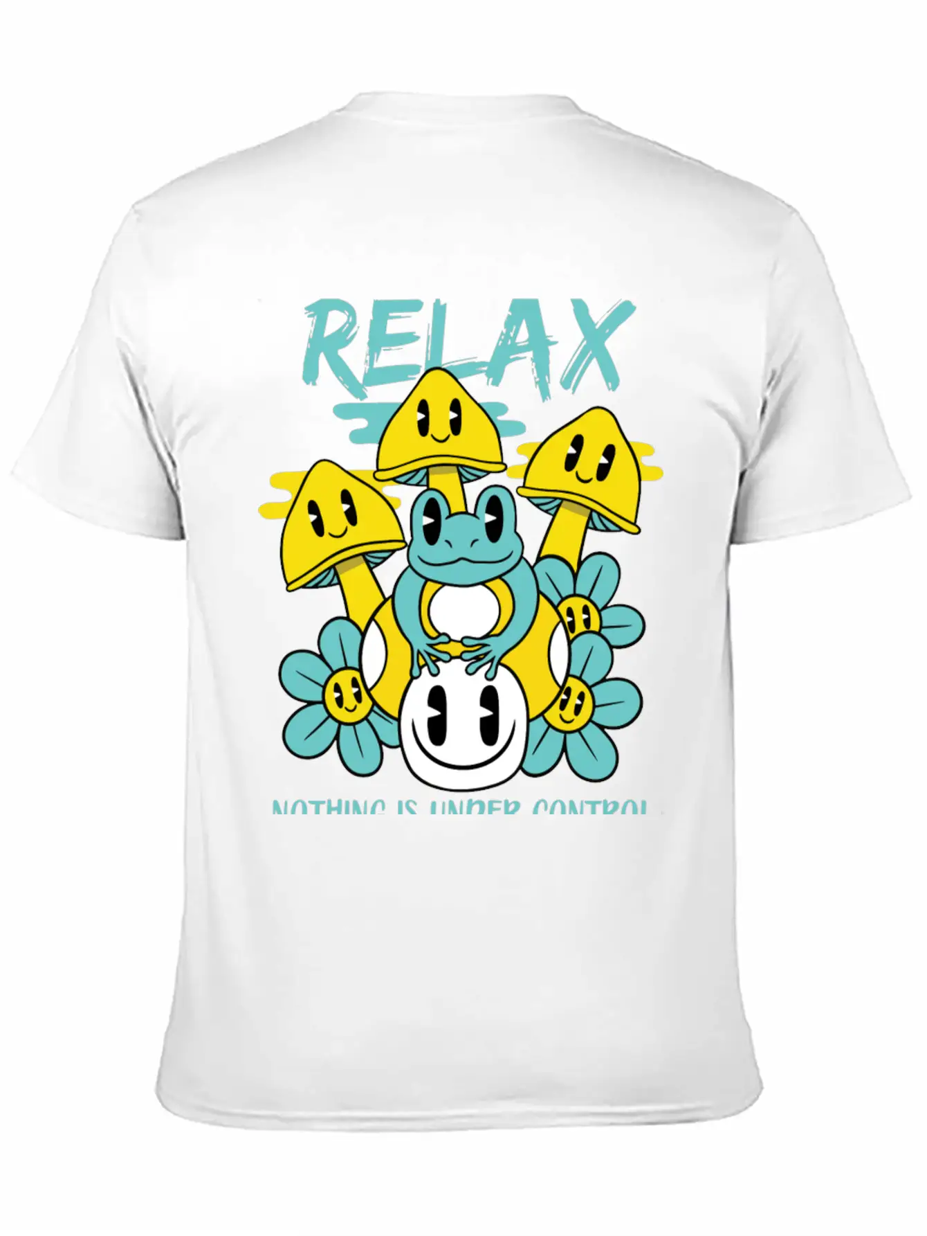 Relax Nothing Is Under Control Basic Graphic T-Shirt – Daily Comfort In Soft Cotton