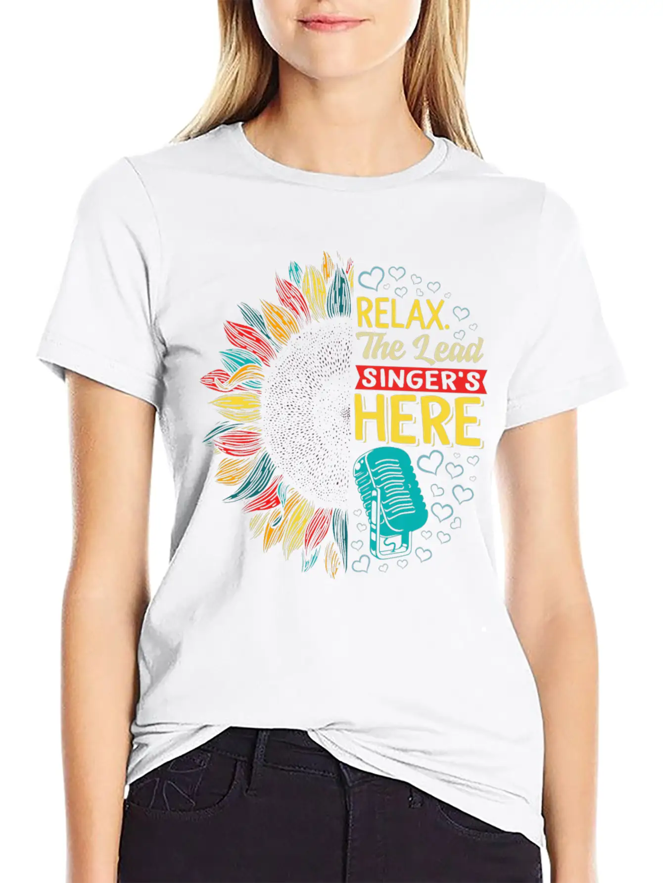 Relax The Lead Singer's Here Shirt, Funny Lead Unisex Short Sleeve Soft Cotton T-Shirt – Casual Everyday Wear