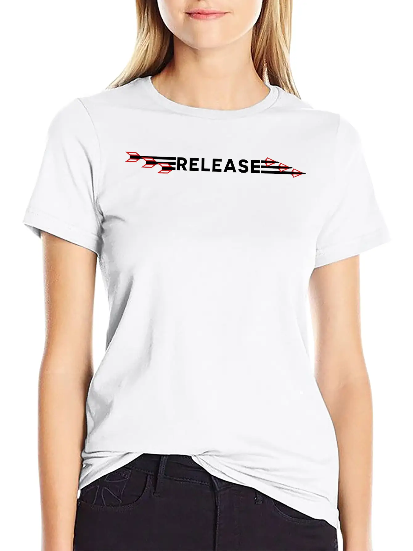 Release Arrows (Archery By BOWTIQUE) Stylish Everyday T-Shirt – Unisex Basic Cotton Tee