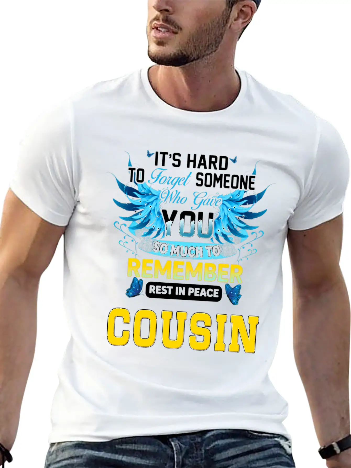 Remember Rest In Peace My Cousin In Memories Of My Stylish Everyday T-Shirt – Unisex Basic Cotton Tee