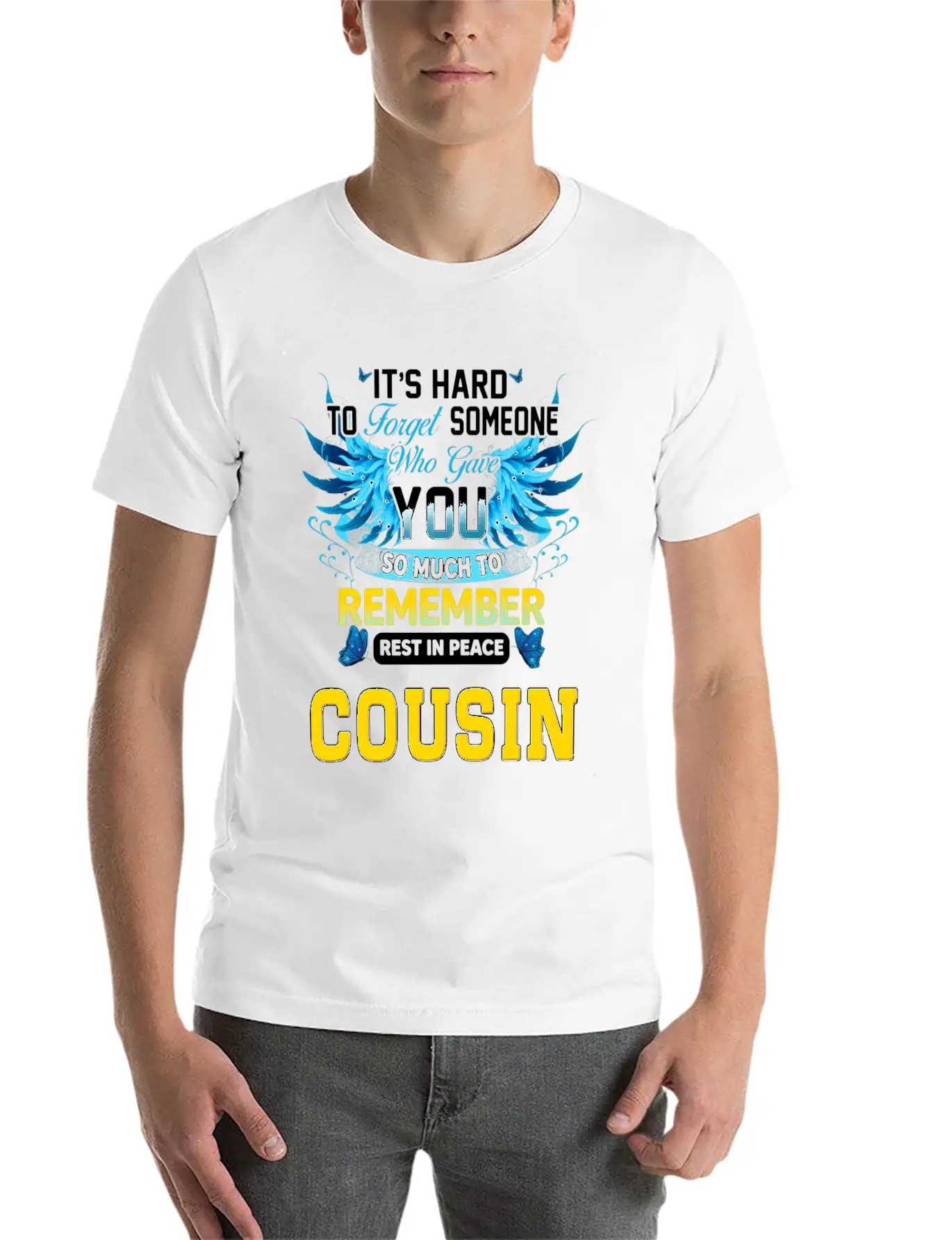 Remember Rest In Peace My Cousin In Memories Of My Stylish Everyday T-Shirt – Unisex Basic Cotton Tee