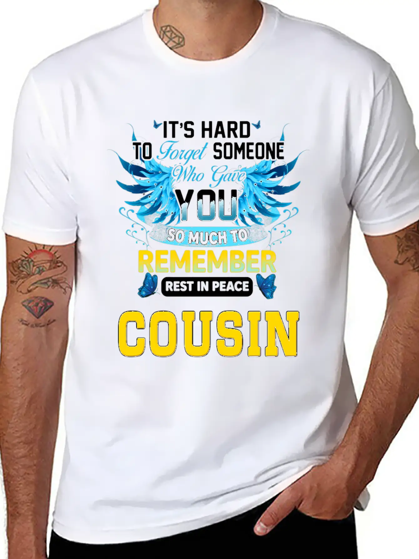 Remember Rest In Peace My Cousin In Memories Of My Stylish Everyday T-Shirt – Unisex Basic Cotton Tee