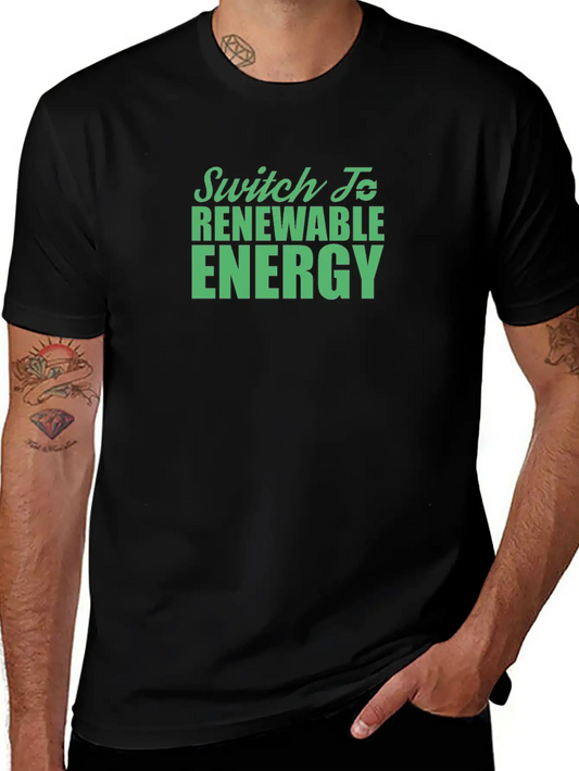 Renewable Energy Water Solar Renewables Wind Power Comfortable Minimalist Graphic Tee – Summer Style Essential