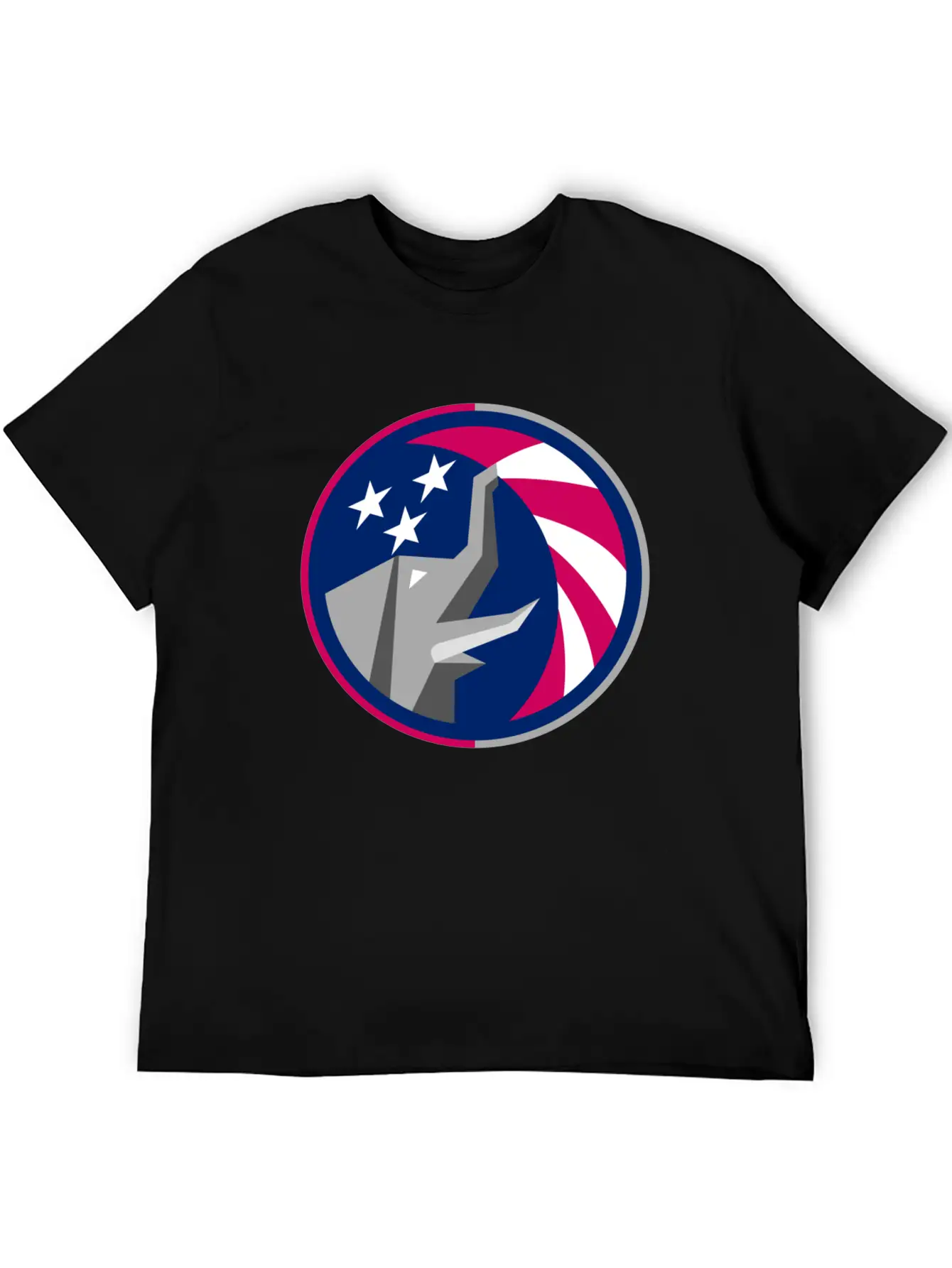 Republican Elephant Flag Unisex Short Sleeve Soft Cotton T-Shirt – Casual Everyday Wear