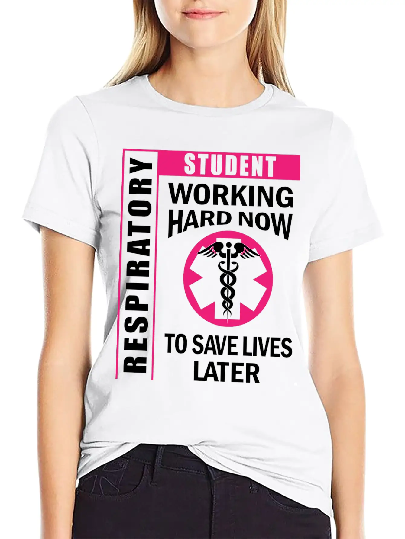 Respiratory Therapy Student For Future Rt Unisex Short Sleeve Soft Cotton T-Shirt – Casual Everyday Wear