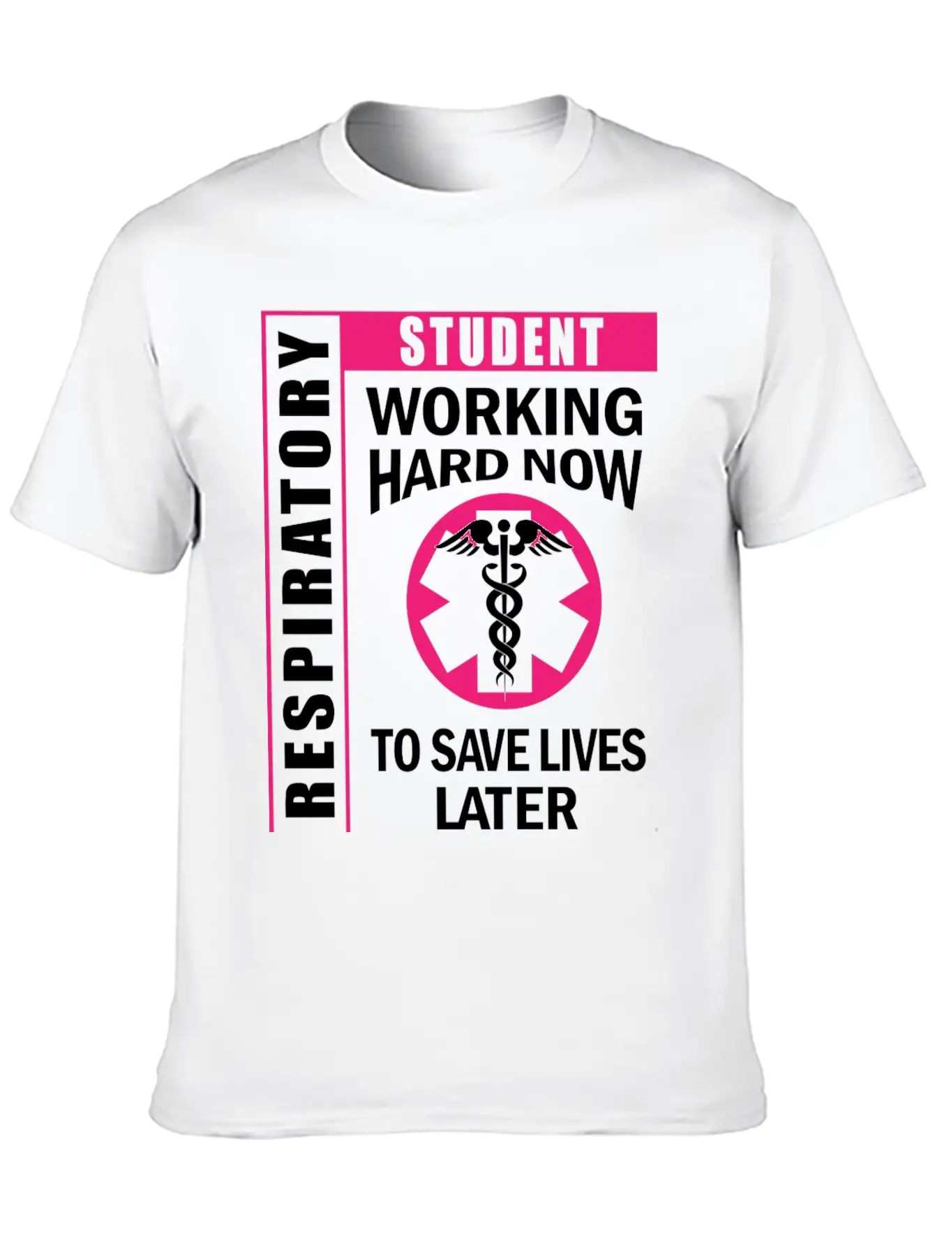 Respiratory Therapy Student For Future Rt Unisex Short Sleeve Soft Cotton T-Shirt – Casual Everyday Wear