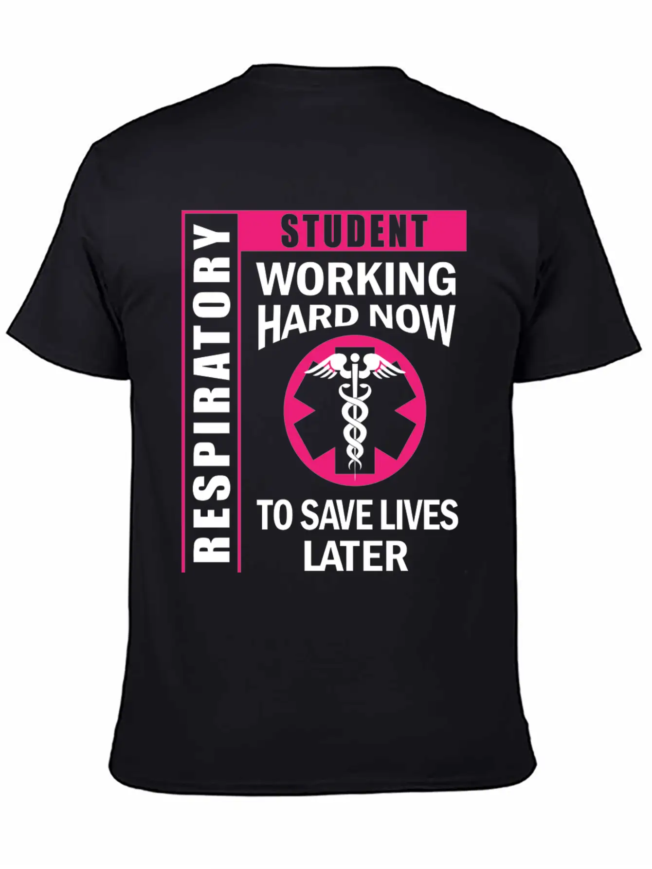 Respiratory Therapy Student For Future Rt Unisex Short Sleeve Soft Cotton T-Shirt – Casual Everyday Wear