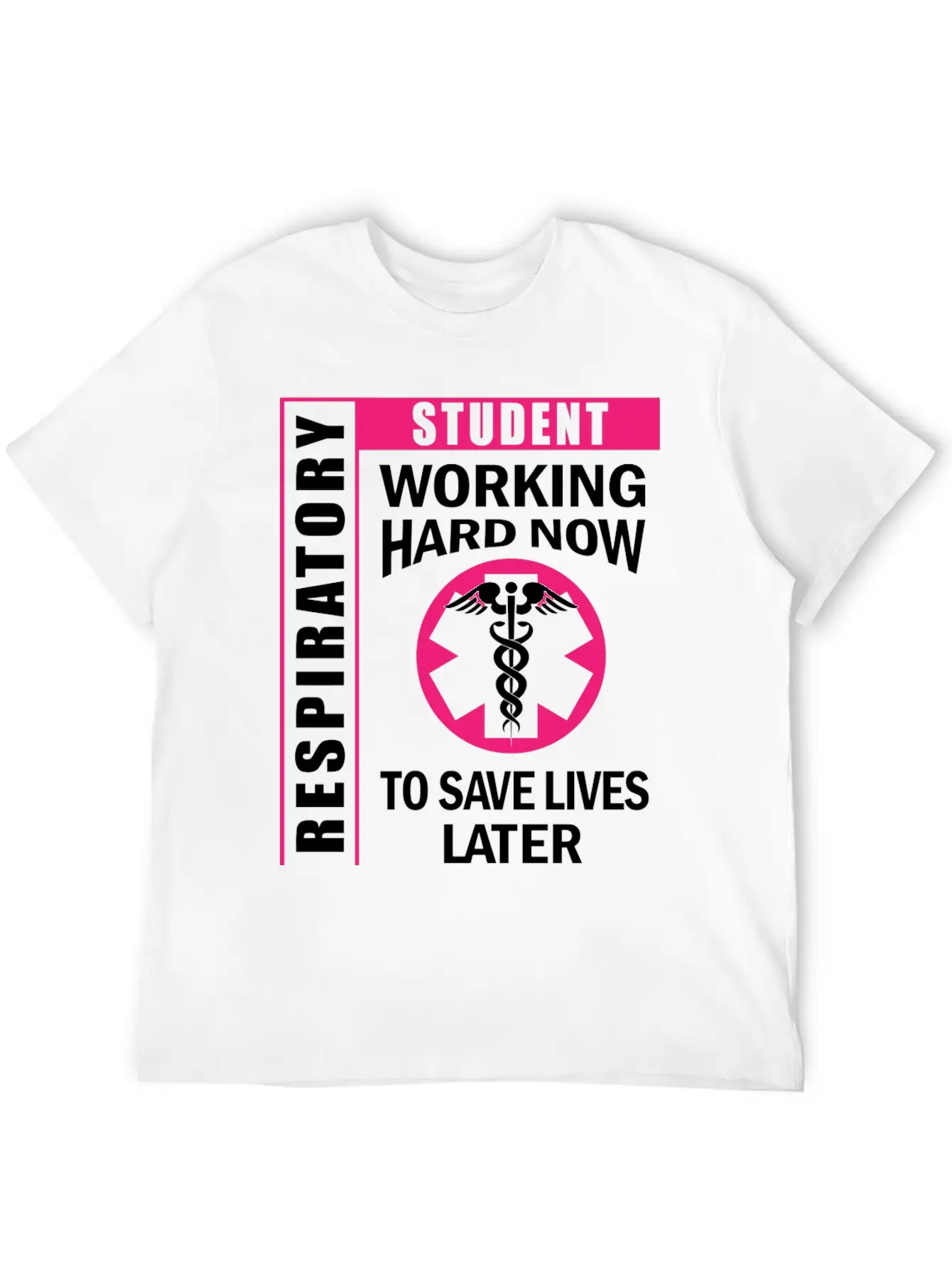 Respiratory Therapy Student For Future Rt Unisex Short Sleeve Soft Cotton T-Shirt – Casual Everyday Wear