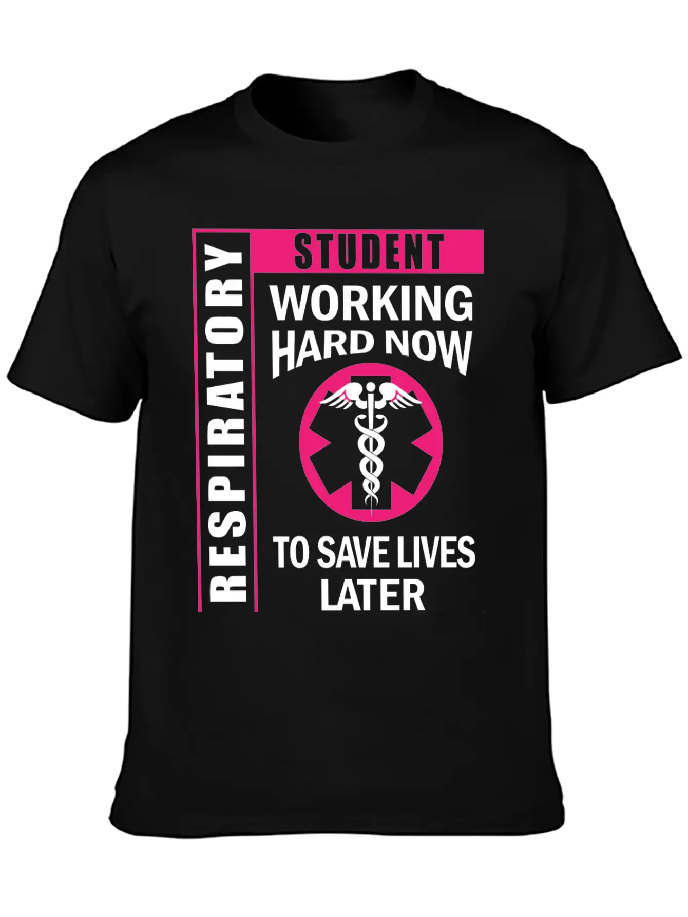 Respiratory Therapy Student For Future Rt Unisex Short Sleeve Soft Cotton T-Shirt – Casual Everyday Wear