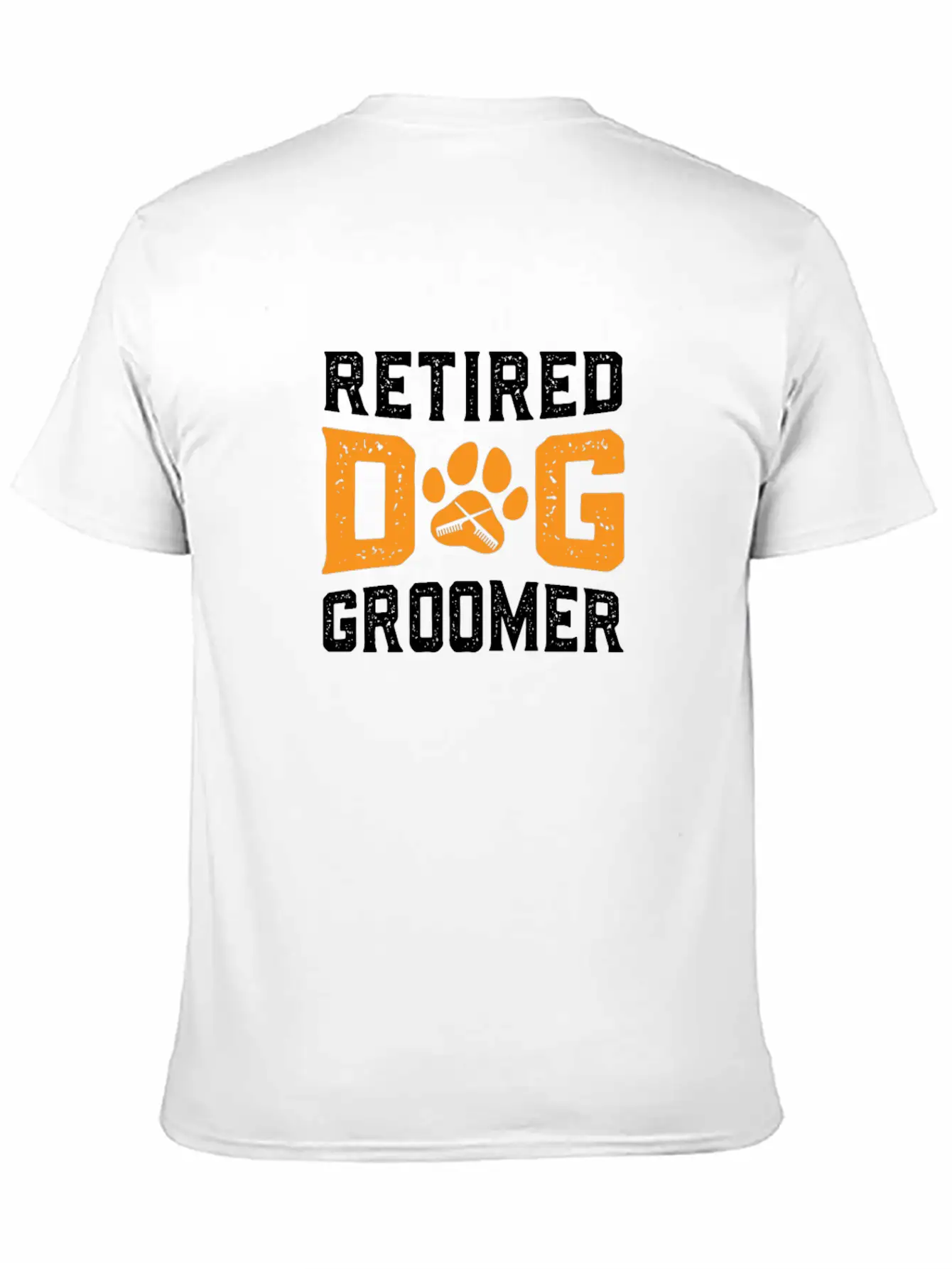 Retired Dog Groomer Fur Artist Retirement Party Unisex Casual T-Shirt – Clean Design For Daily Comfort